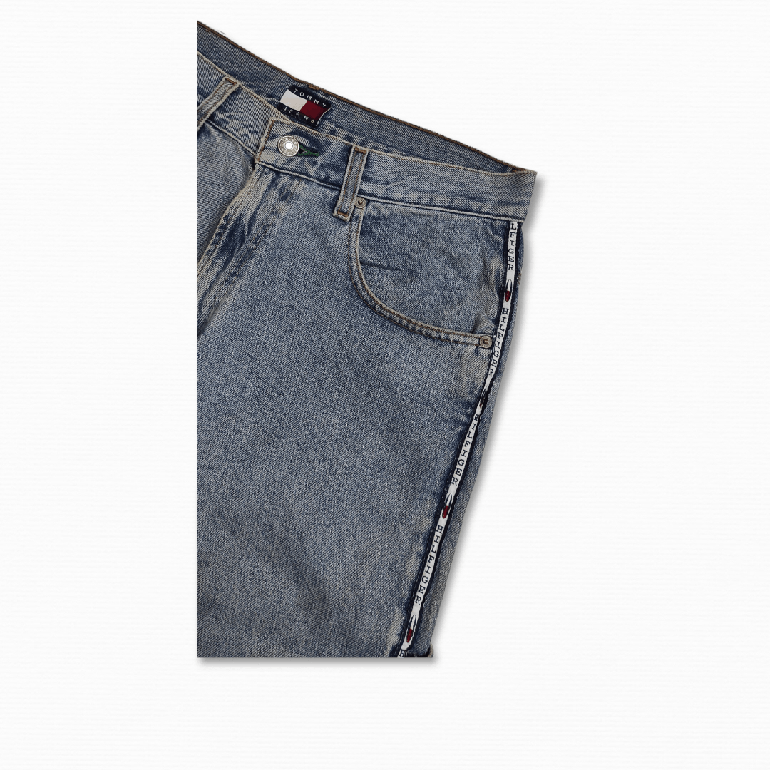 Tommy Hilfiger Fw1998 Runaway TOMMY JEANS side logo's carpenter jeans Size US 32 / EU 48 - 3 Thumbnail