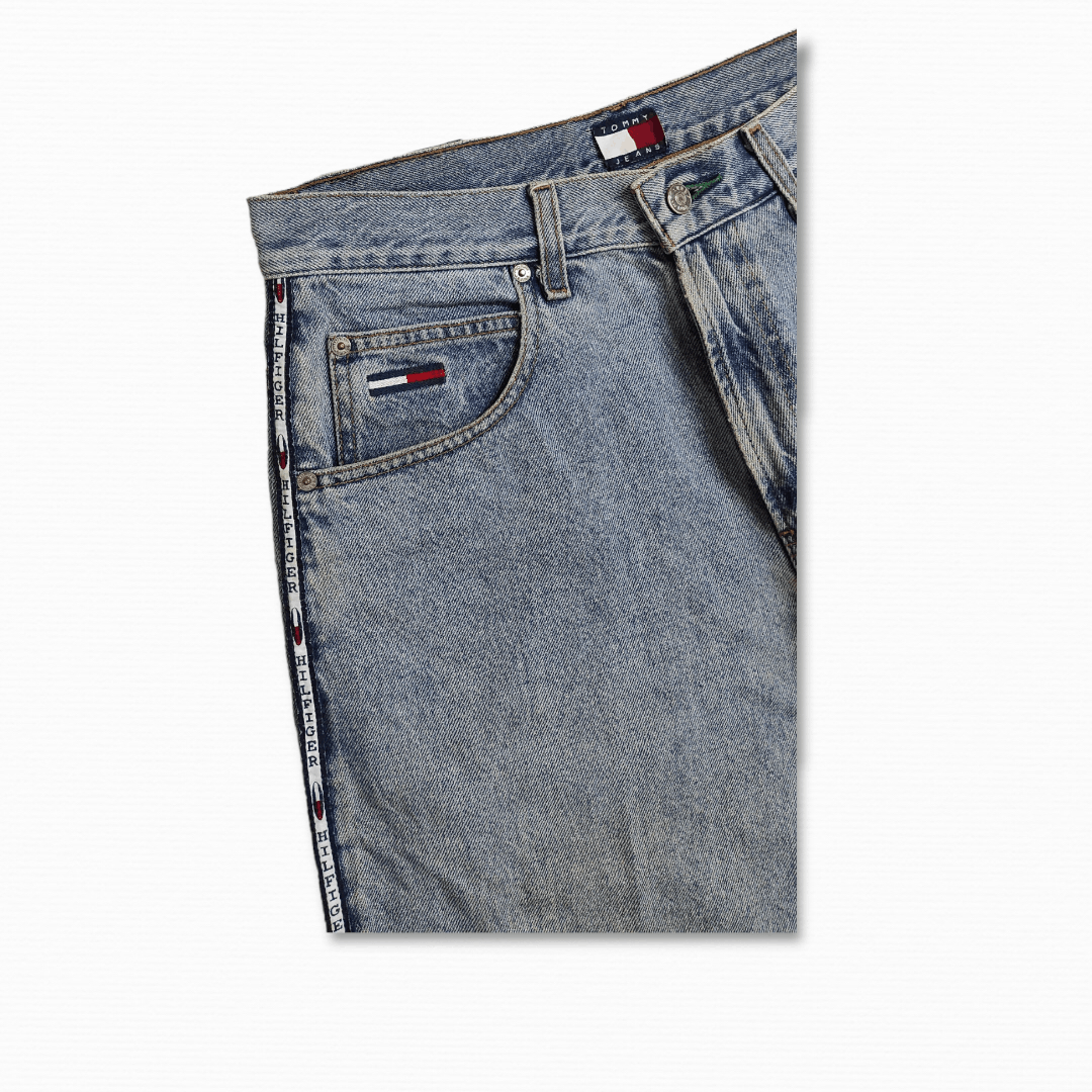Tommy Hilfiger Fw1998 Runaway TOMMY JEANS side logo's carpenter jeans Size US 32 / EU 48 - 4 Thumbnail