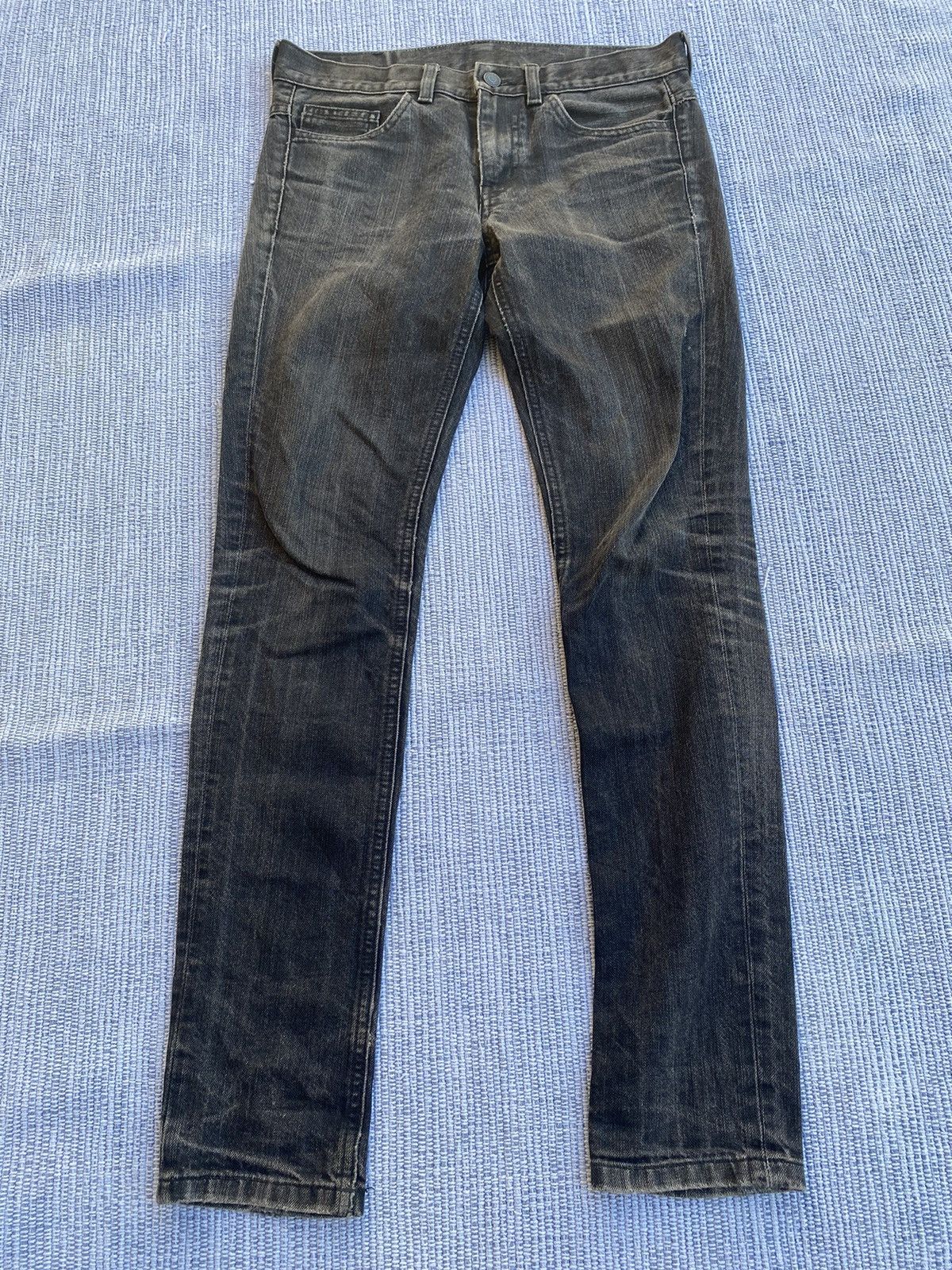Japanese Brand black denim jeans Size 31" - 11 Thumbnail