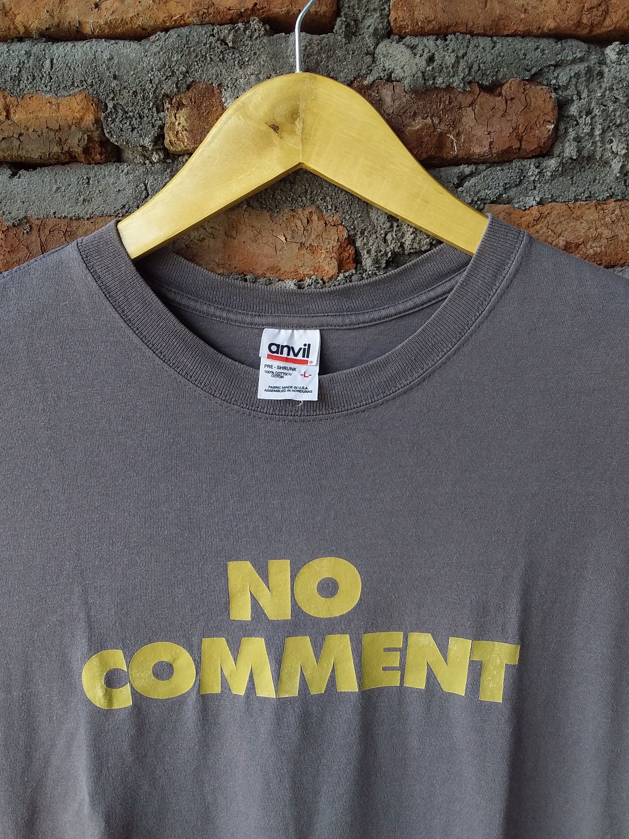 Band Tees Vintage SUB POP Records No Comment Punk Grunge Style t-shirt Size US L / EU 52-54 / 3 - 5 Thumbnail