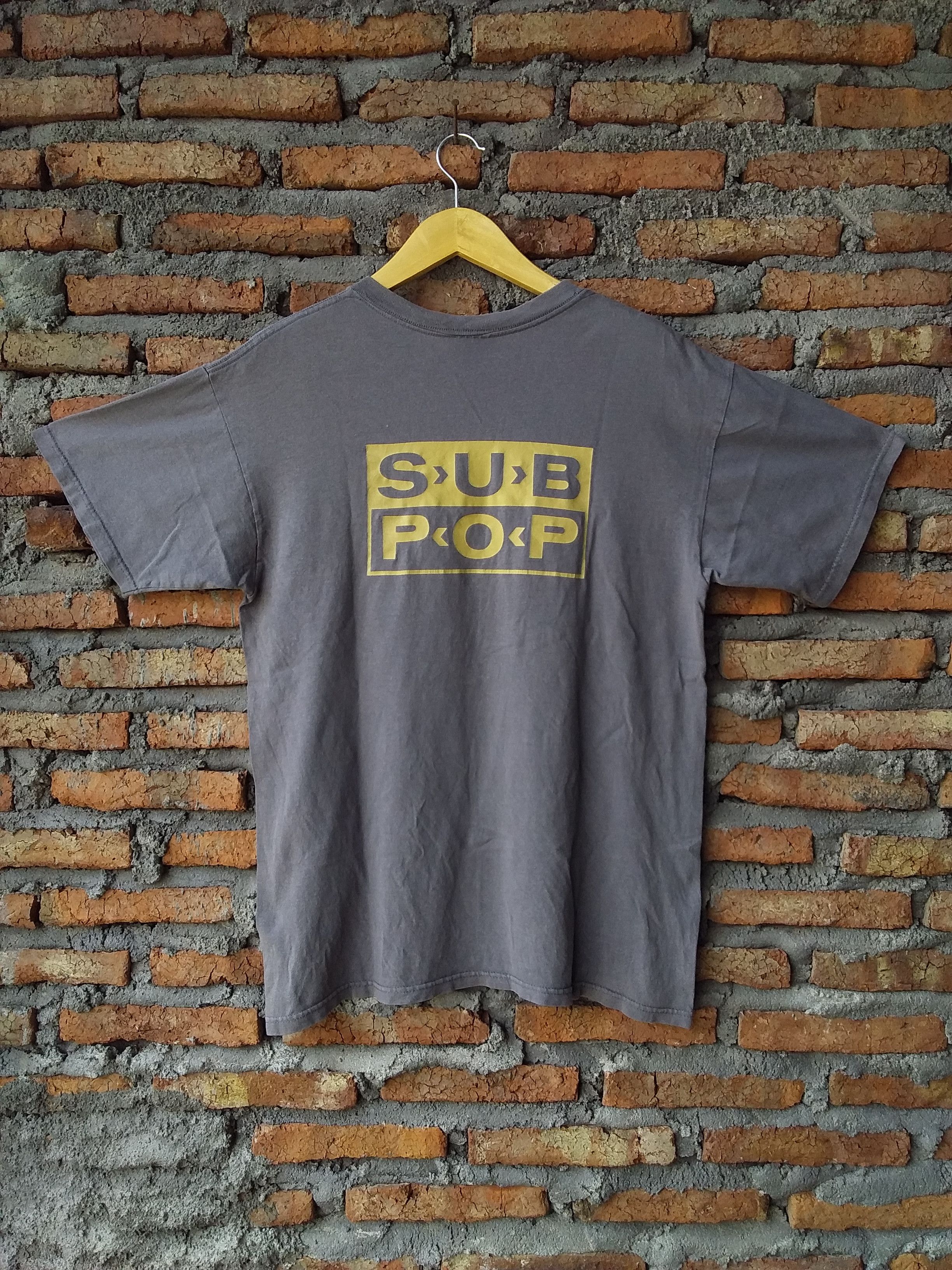 Band Tees Vintage SUB POP Records No Comment Punk Grunge Style t-shirt Size US L / EU 52-54 / 3 - 2 Thumbnail