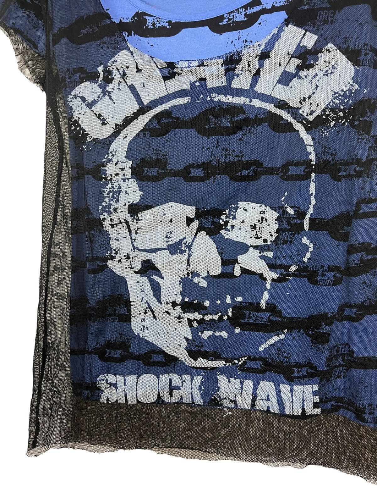 Japanese Brand Ghost Of Harlem 🇯🇵 Double Layer Mesh Seditionaries Tshirt Size XS / US 0-2 / IT 36-38 - 3 Thumbnail