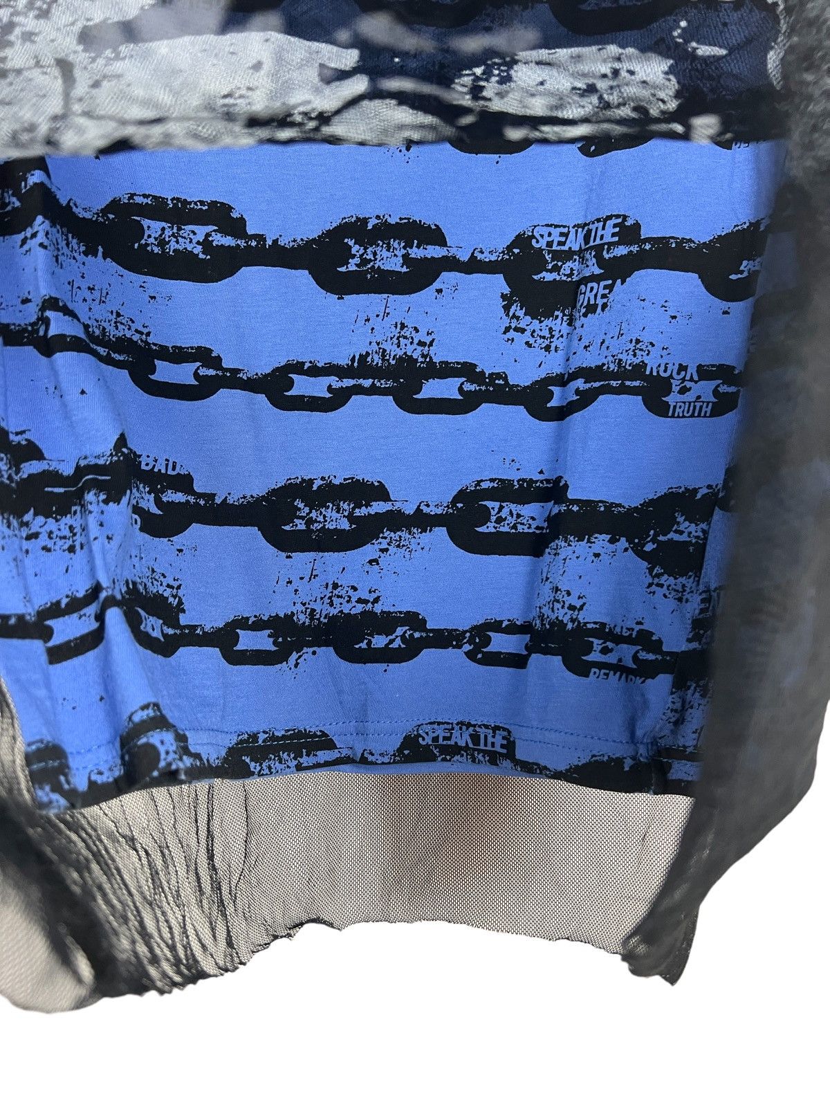 Japanese Brand Ghost Of Harlem 🇯🇵 Double Layer Mesh Seditionaries Tshirt Size XS / US 0-2 / IT 36-38 - 6 Thumbnail