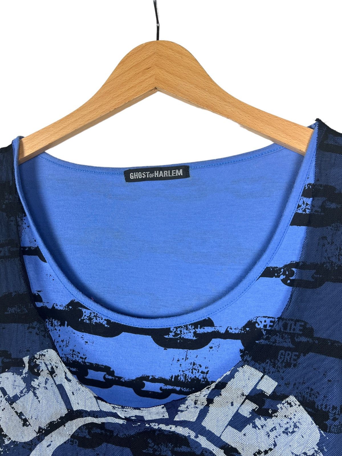 Japanese Brand Ghost Of Harlem 🇯🇵 Double Layer Mesh Seditionaries Tshirt Size XS / US 0-2 / IT 36-38 - 4 Thumbnail