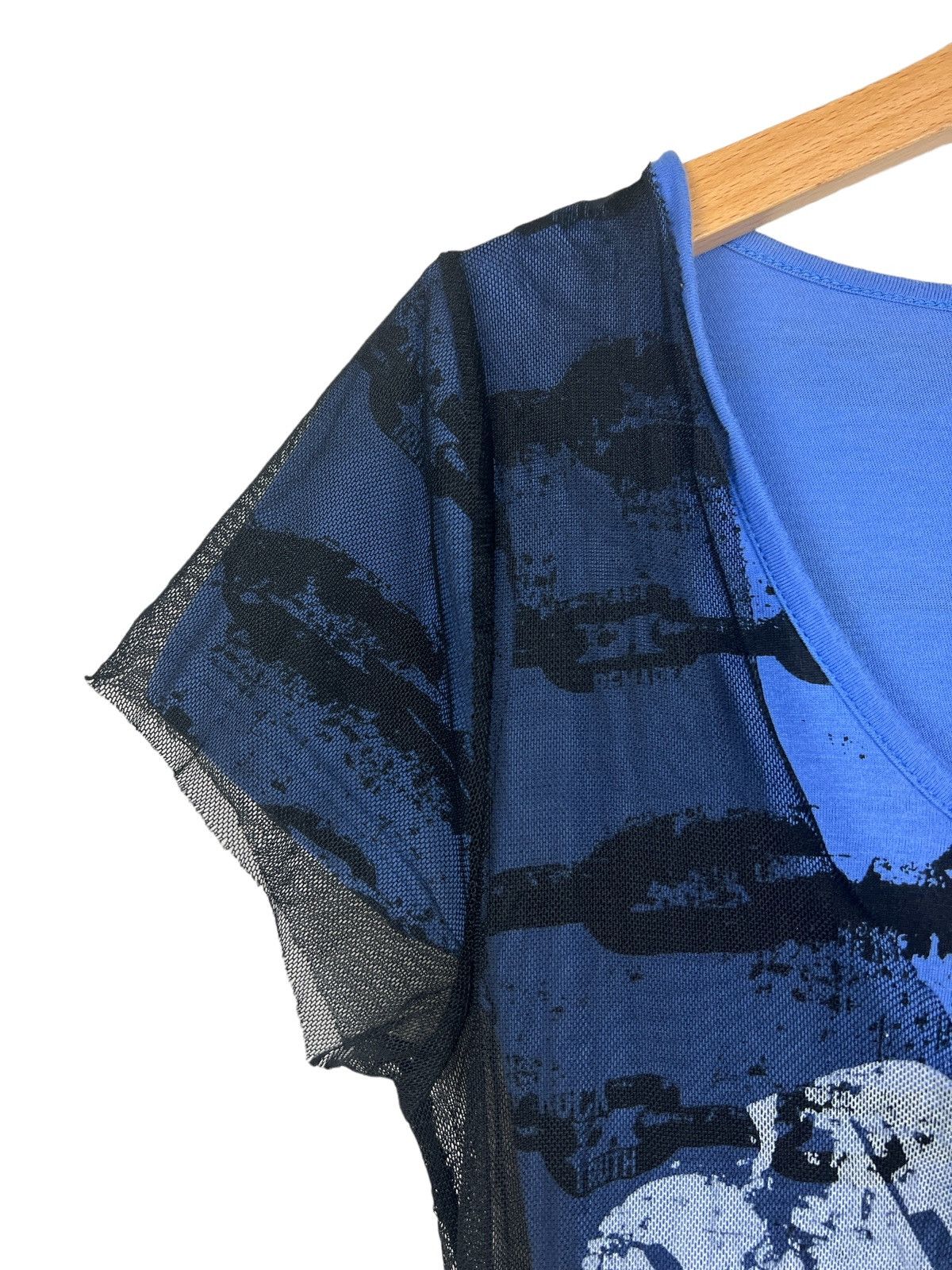 Japanese Brand Ghost Of Harlem 🇯🇵 Double Layer Mesh Seditionaries Tshirt Size XS / US 0-2 / IT 36-38 - 5 Thumbnail