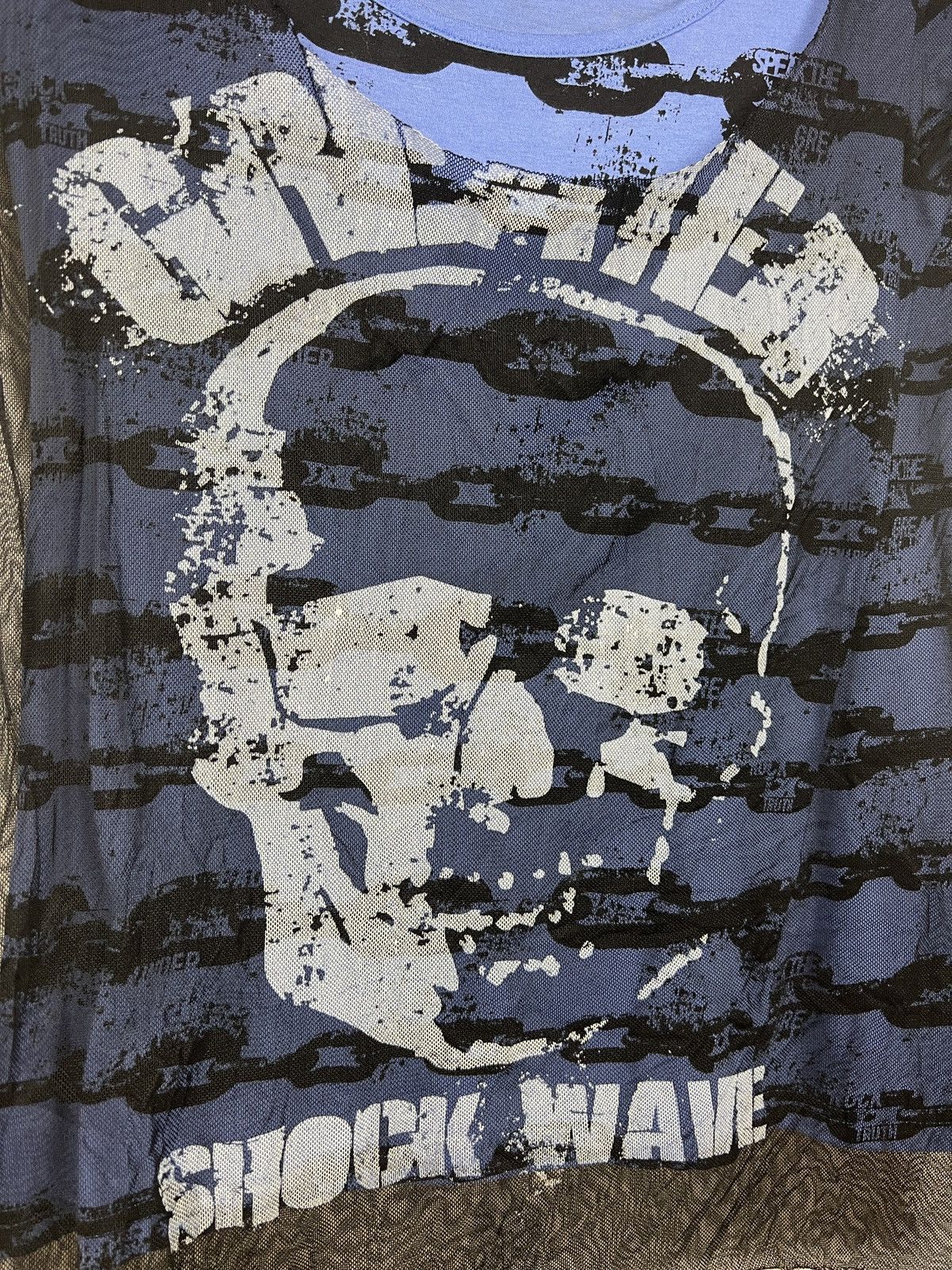 Japanese Brand Ghost Of Harlem 🇯🇵 Double Layer Mesh Seditionaries Tshirt Size XS / US 0-2 / IT 36-38 - 9 Thumbnail