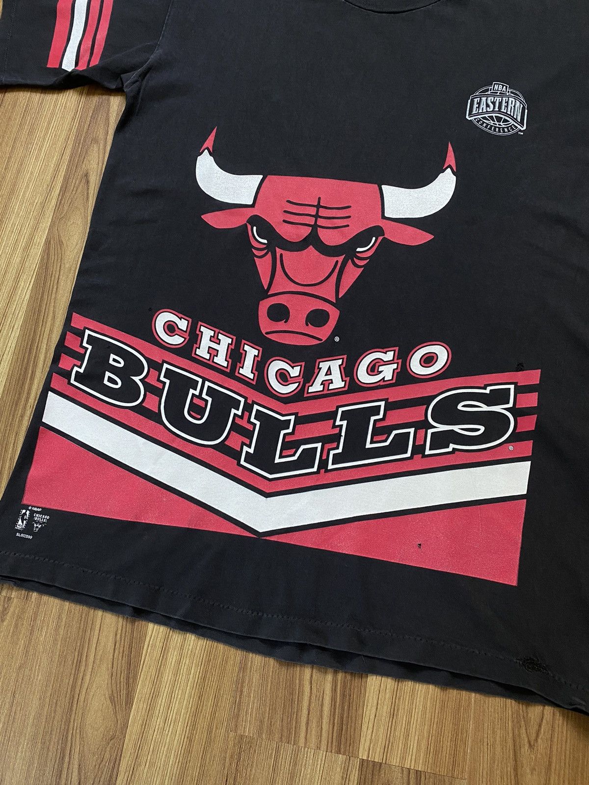 NBA Vintage Chicago Bulls T Shirt Mikel Jordan Tee Lakers Suns Size US L / EU 52-54 / 3 - 2 Thumbnail