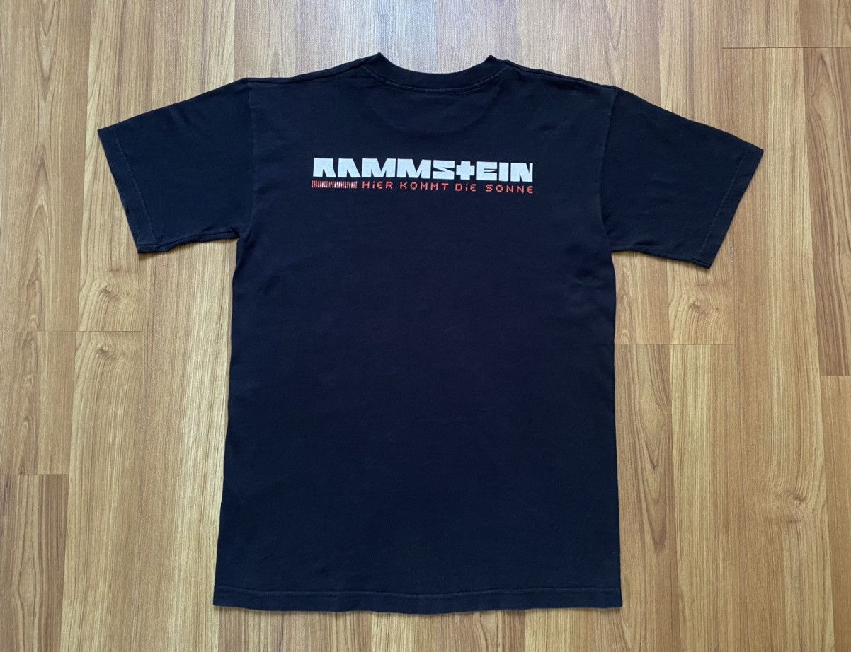 Band Tees Vintage Rammstein Hier Kommt Die Sonne T Shirt Tee Slipknot Size US M / EU 48-50 / 2 - 9 Thumbnail