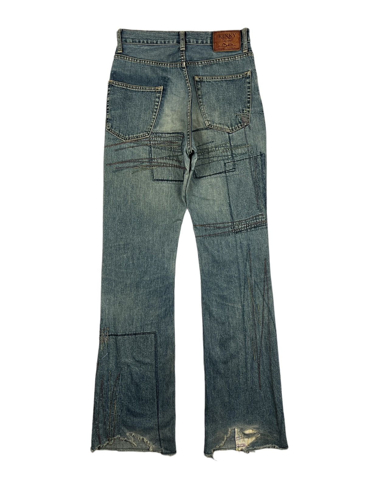 Hysteric Glamour Vintage Hysteric Glamour Kinky Flare Distressed Denim Size US 28 / EU 44 - 2 Thumbnail