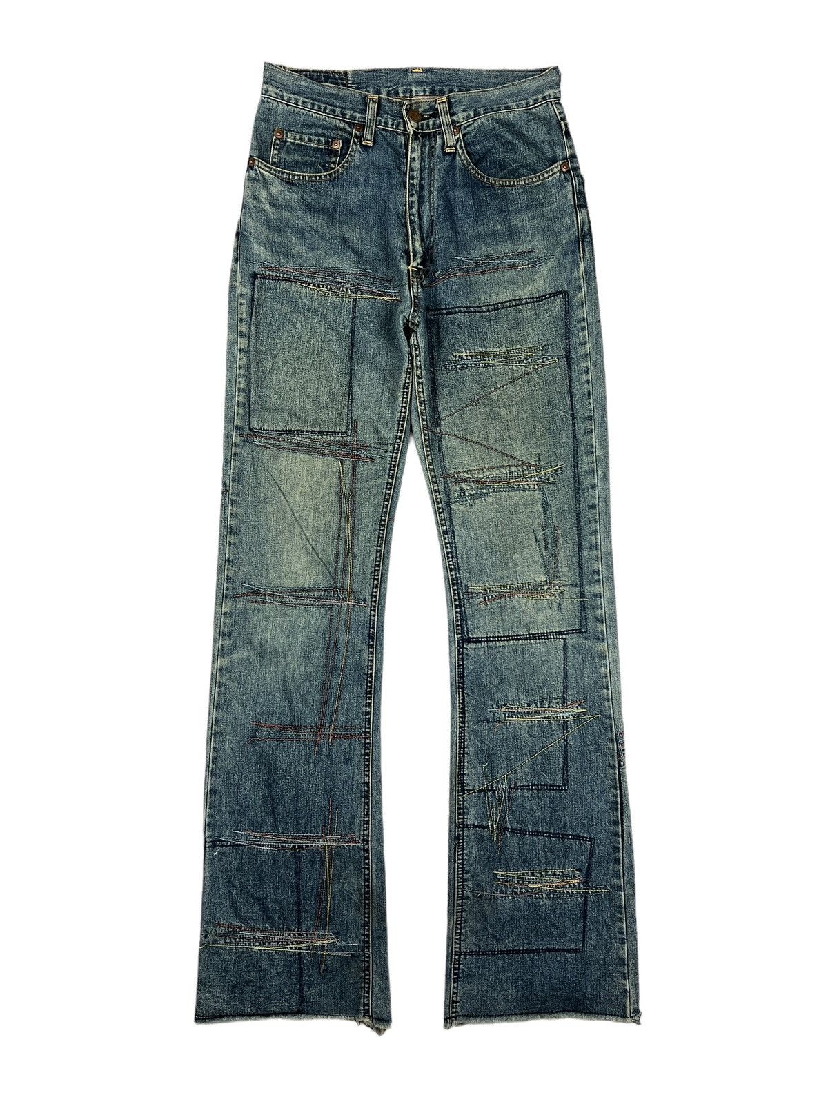 Hysteric Glamour Vintage Hysteric Glamour Kinky Flare Distressed Denim Size US 28 / EU 44 - 1 Thumbnail