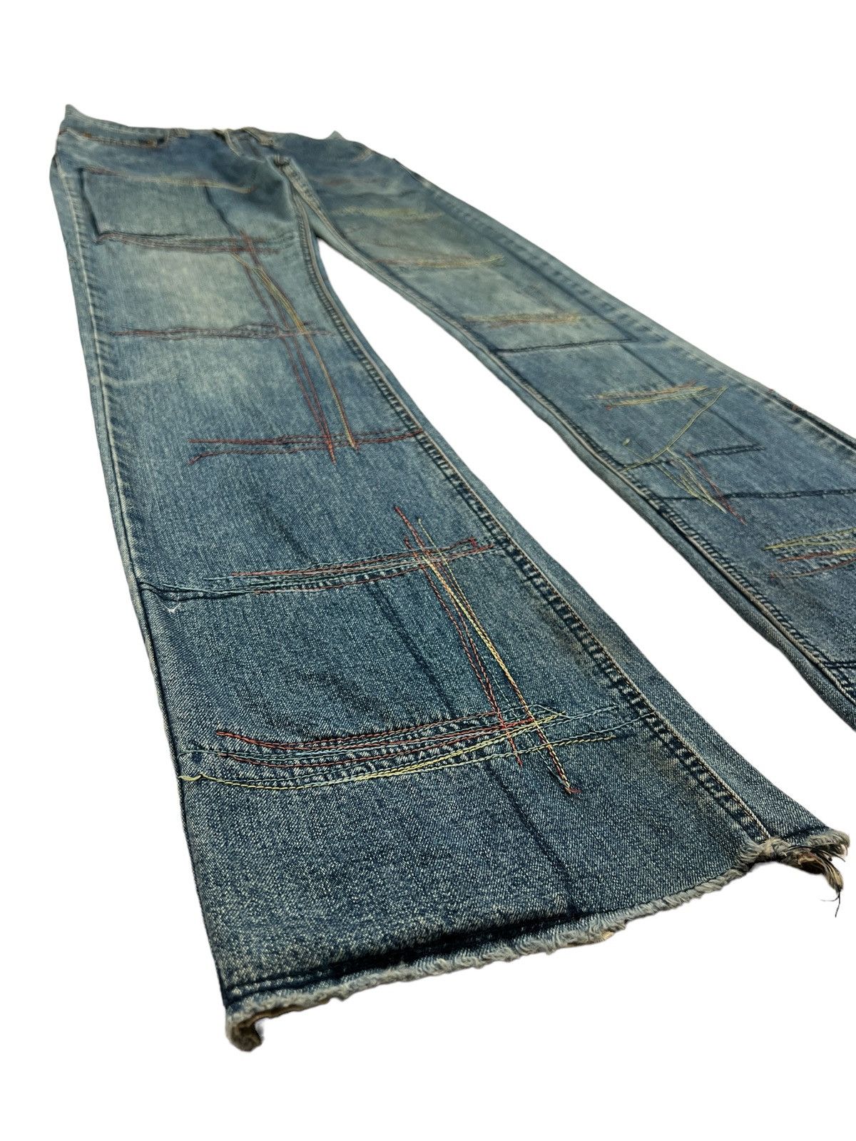 Hysteric Glamour Vintage Hysteric Glamour Kinky Flare Distressed Denim Size US 28 / EU 44 - 6 Thumbnail