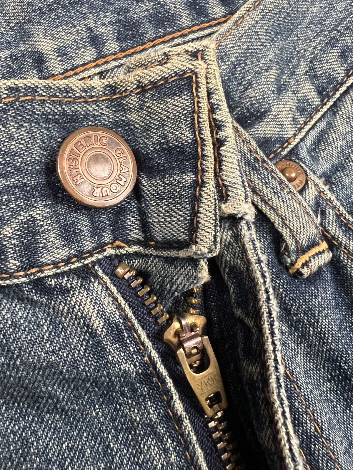 Hysteric Glamour Vintage Hysteric Glamour Kinky Flare Distressed Denim Size US 28 / EU 44 - 16 Thumbnail
