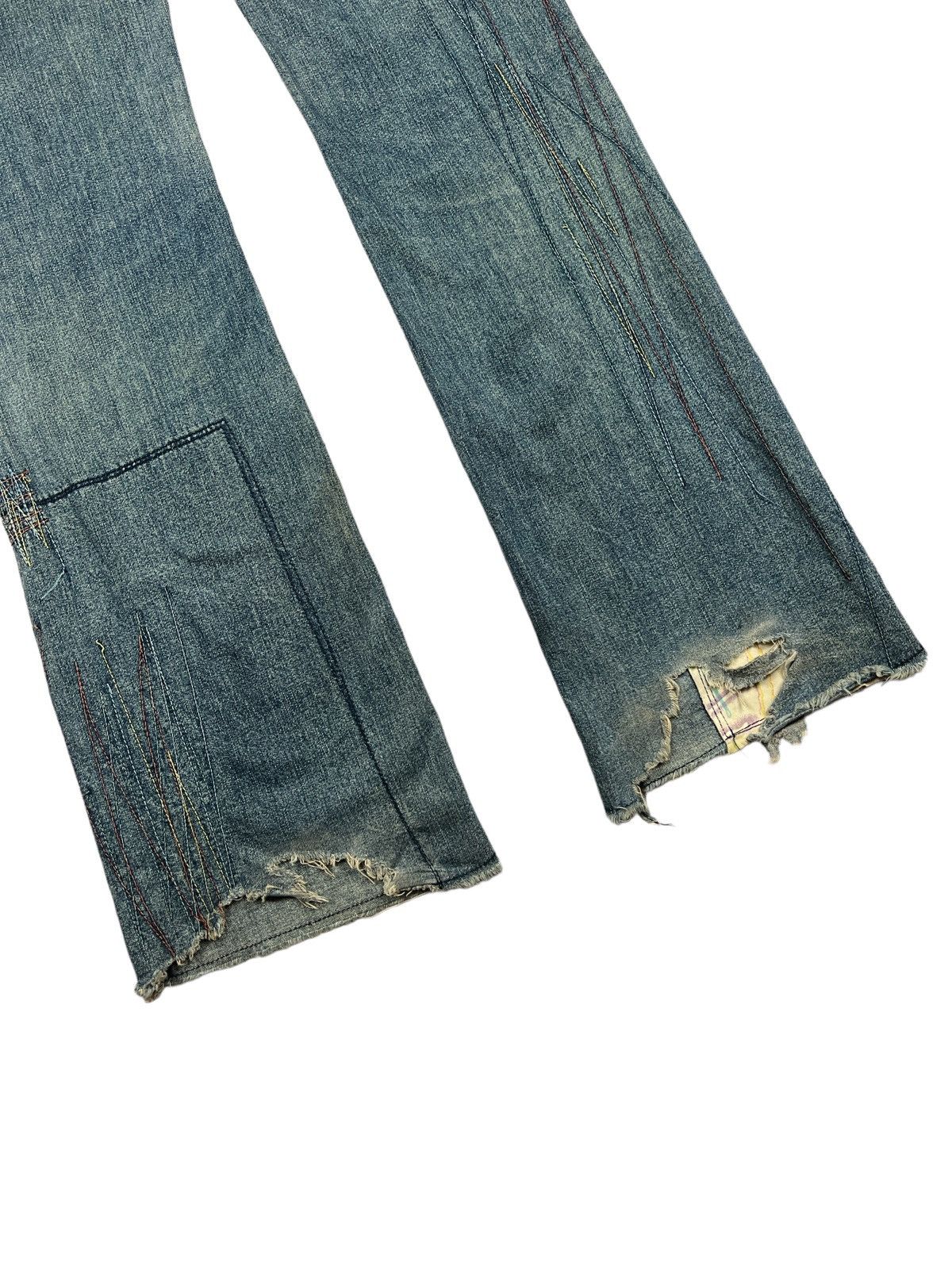 Hysteric Glamour Vintage Hysteric Glamour Kinky Flare Distressed Denim Size US 28 / EU 44 - 8 Thumbnail