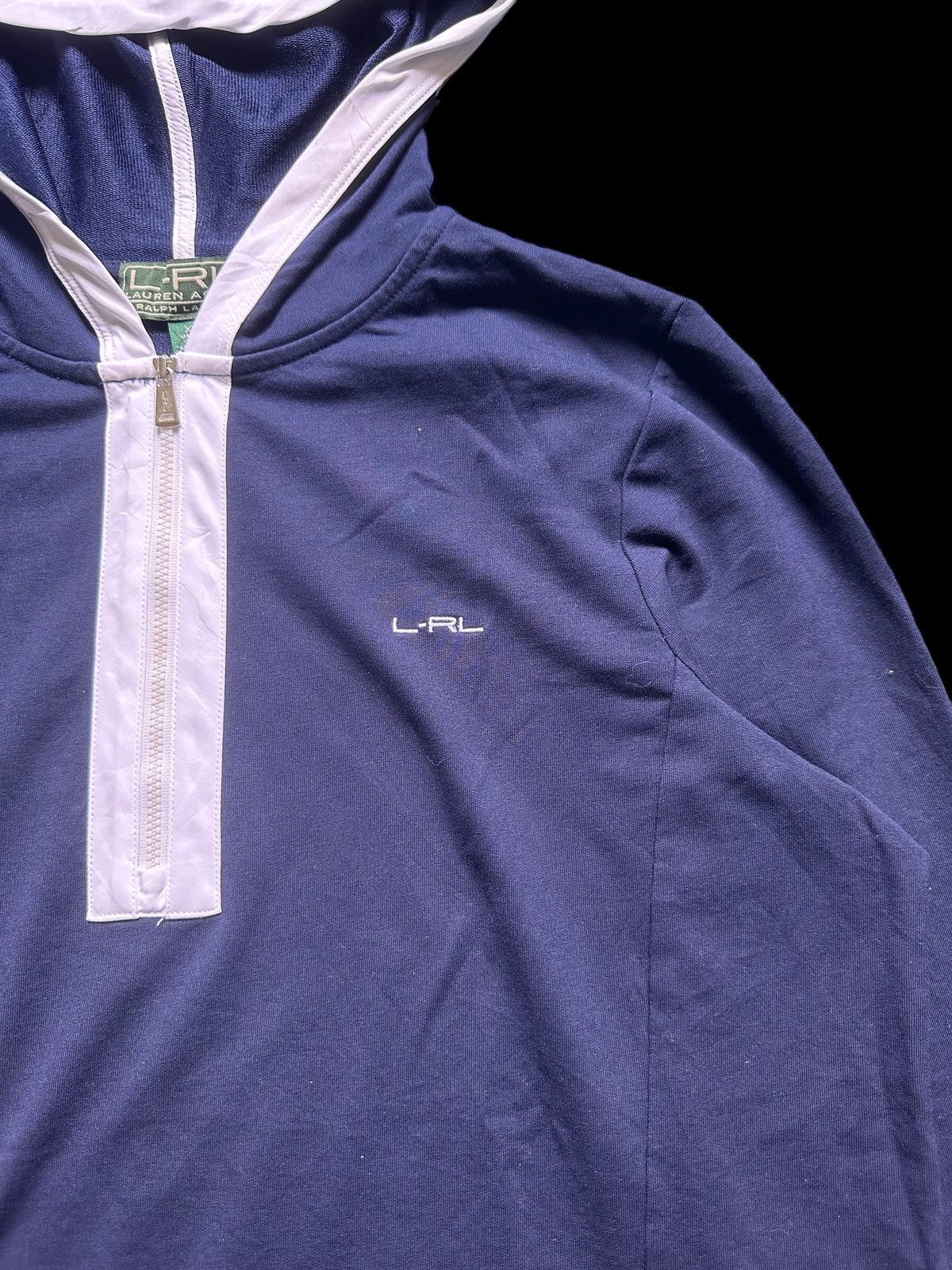 Ralph Lauren 00's LAUREN ACTIVE L-RL Ralph Lauren quarter zipper hoodie Size US M / EU 48-50 / 2 - 3 Thumbnail