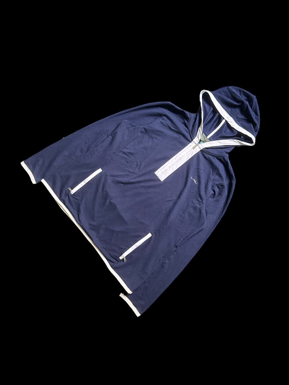 Ralph Lauren 00's LAUREN ACTIVE L-RL Ralph Lauren quarter zipper hoodie Size US M / EU 48-50 / 2 - 4 Thumbnail
