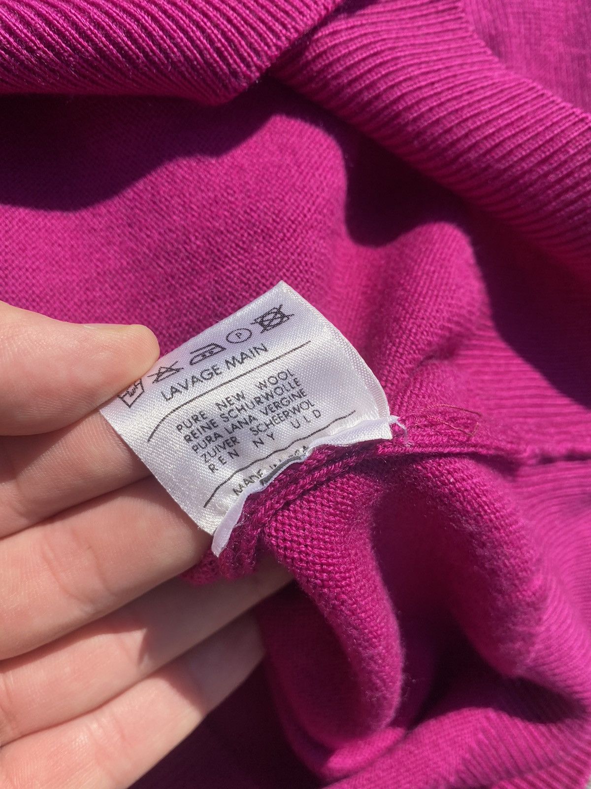 Lacoste × Vintage Vintage 80s Lacoste pink sweater Size US M / EU 48-50 / 2 - 6 Thumbnail