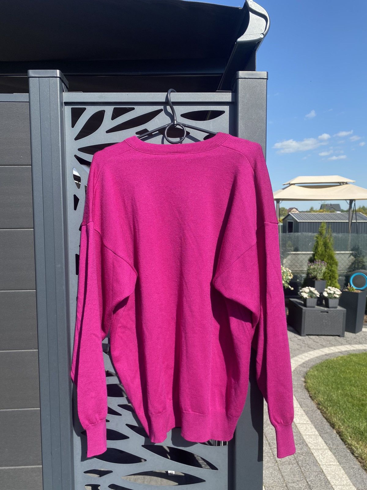 Lacoste × Vintage Vintage 80s Lacoste pink sweater Size US M / EU 48-50 / 2 - 2 Thumbnail