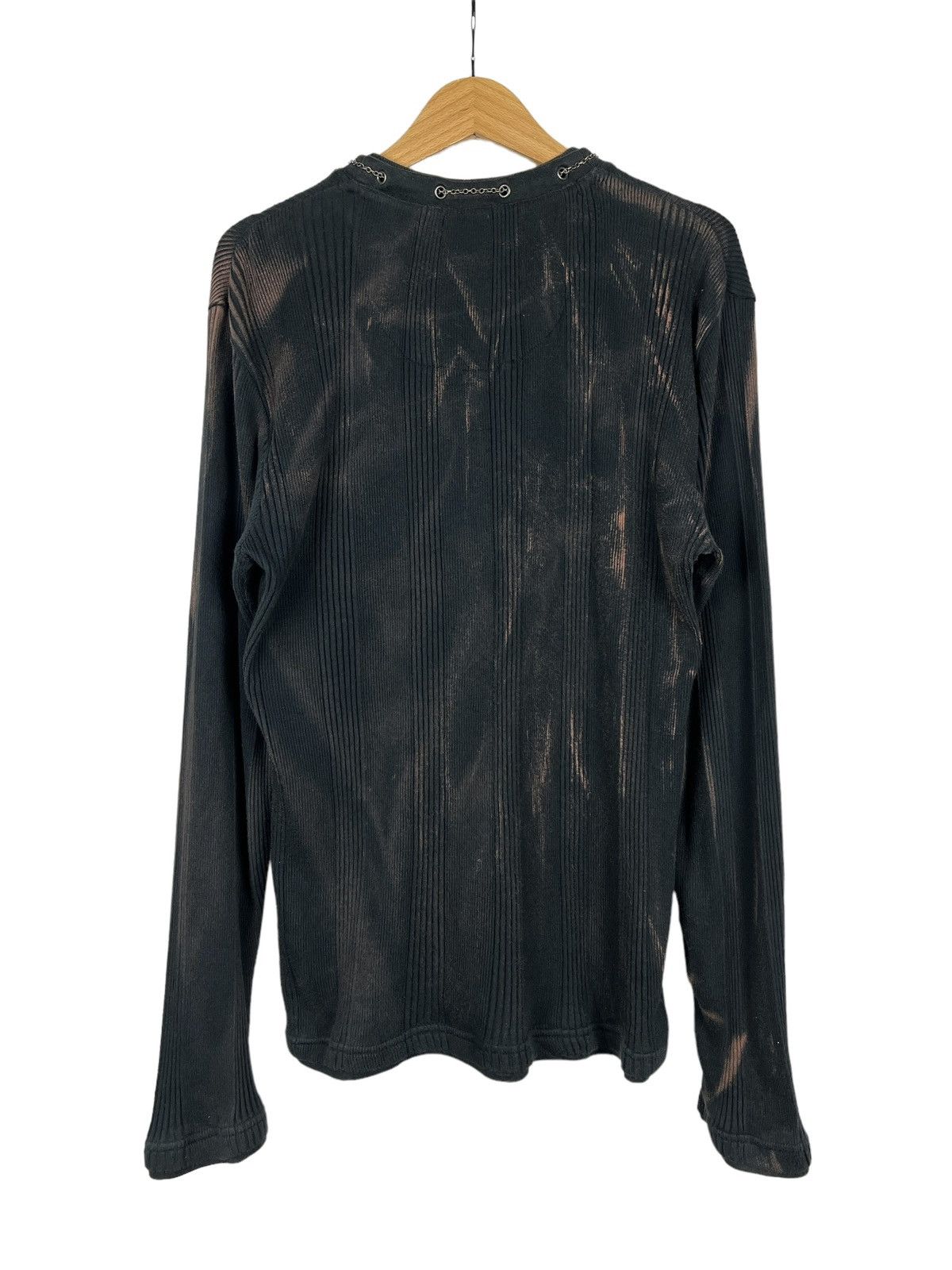 BERNINGS SHO Bernings Sho 🇯🇵 Acid Wash Cross Necklace Shirt Size US M / EU 48-50 / 2 - 2 Thumbnail