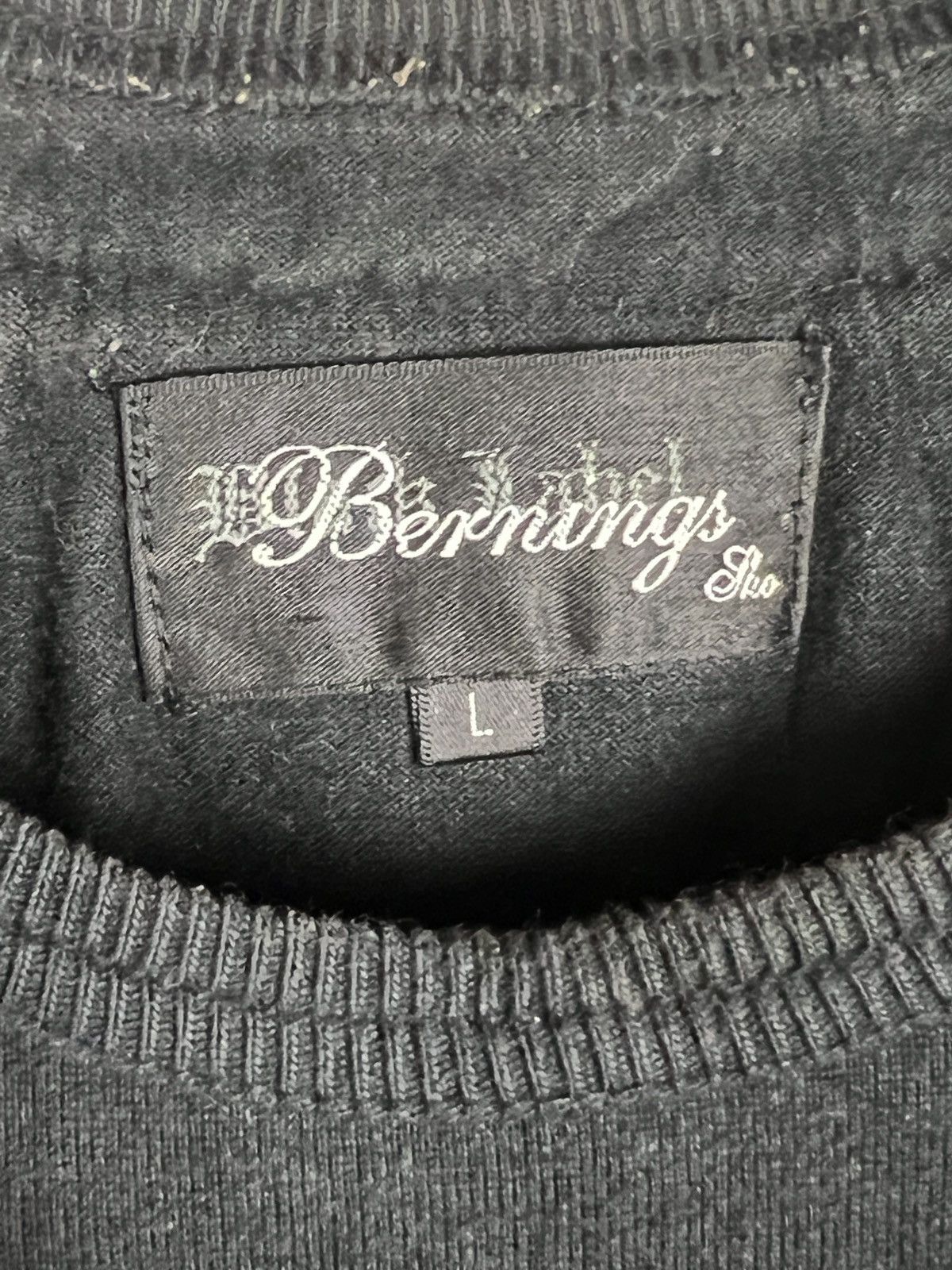 BERNINGS SHO Bernings Sho 🇯🇵 Acid Wash Cross Necklace Shirt Size US M / EU 48-50 / 2 - 10 Thumbnail