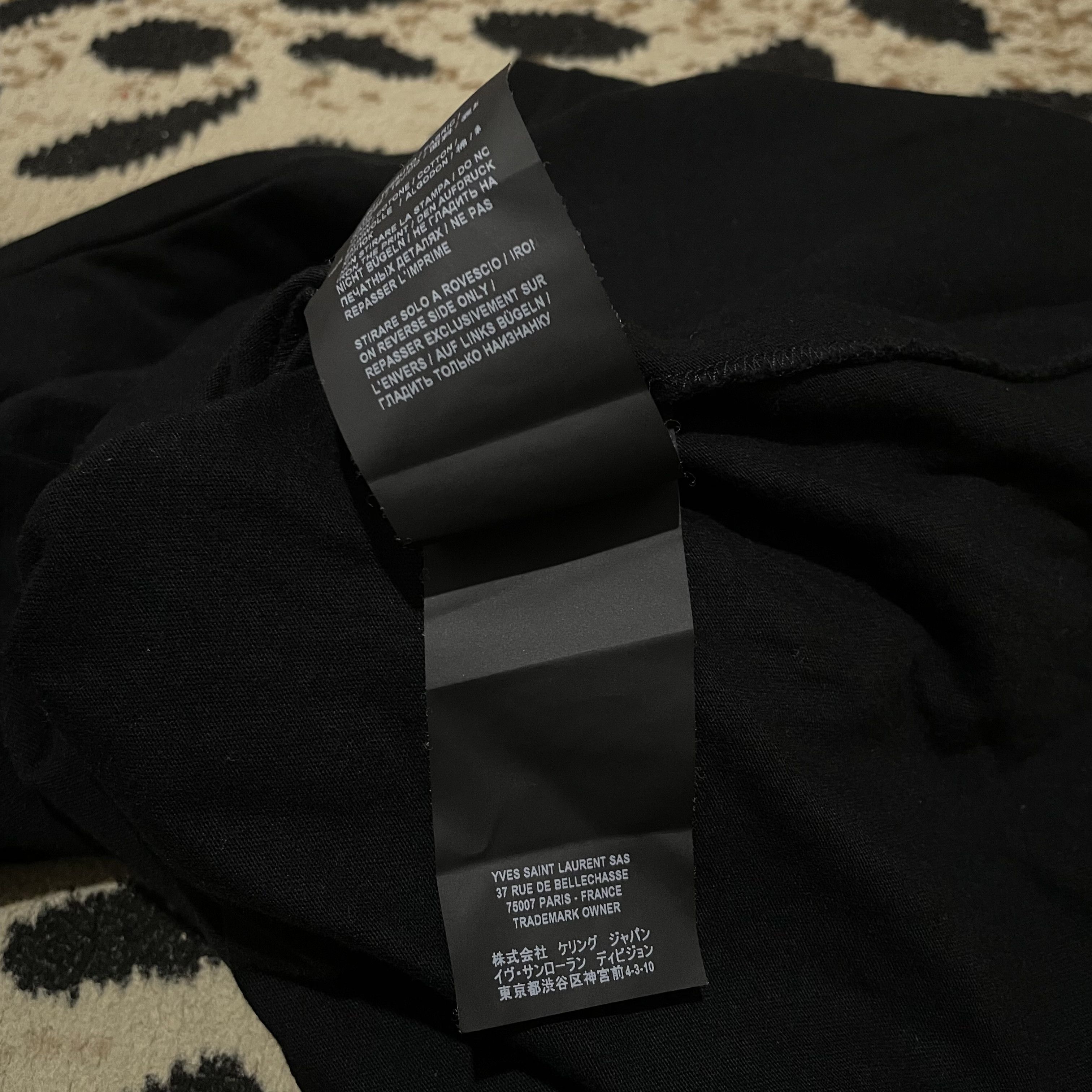 Saint Laurent Paris Saint Laurent Love Tee Size US XS / EU 42 / 0 - 7 Thumbnail