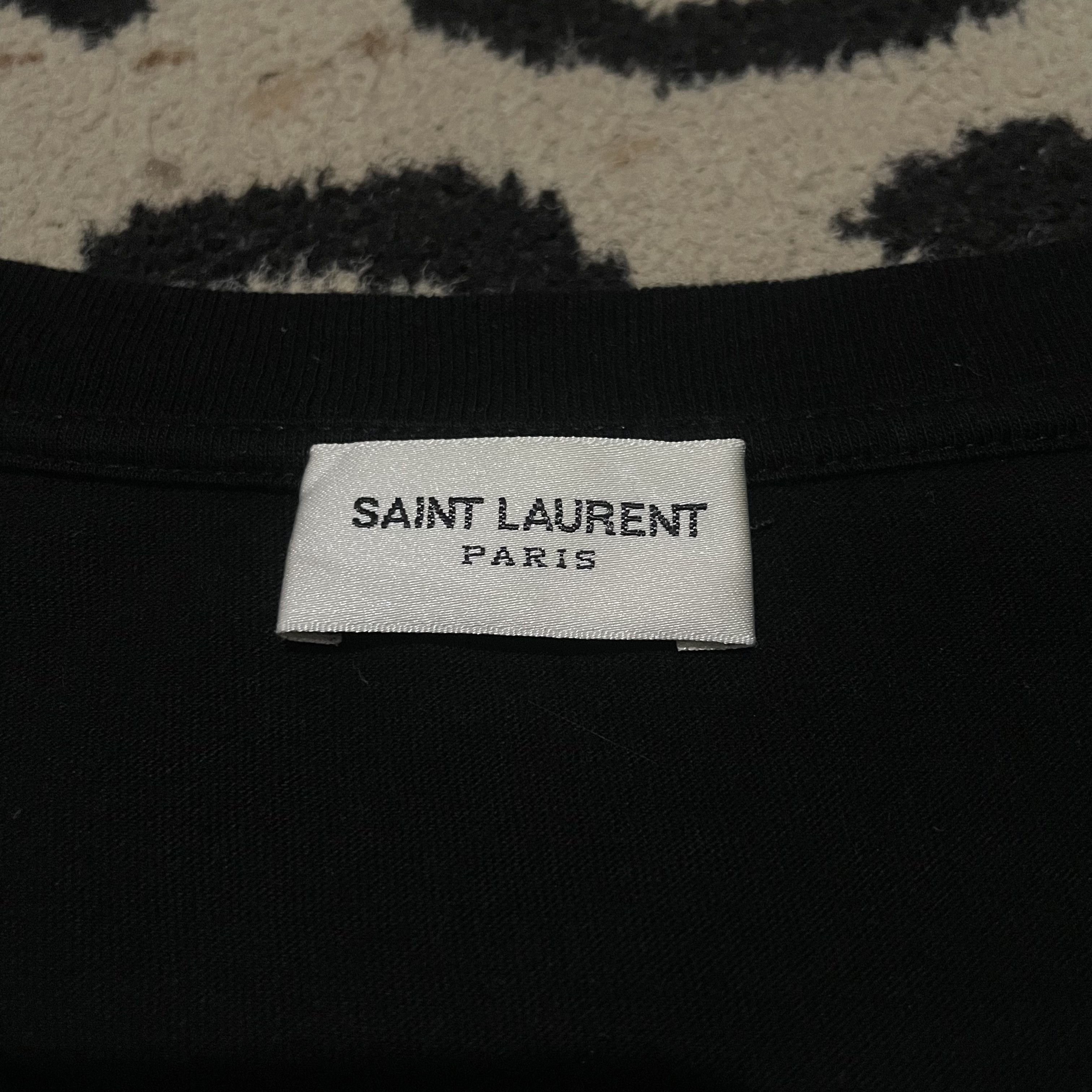 Saint Laurent Paris Saint Laurent Love Tee Size US XS / EU 42 / 0 - 5 Thumbnail