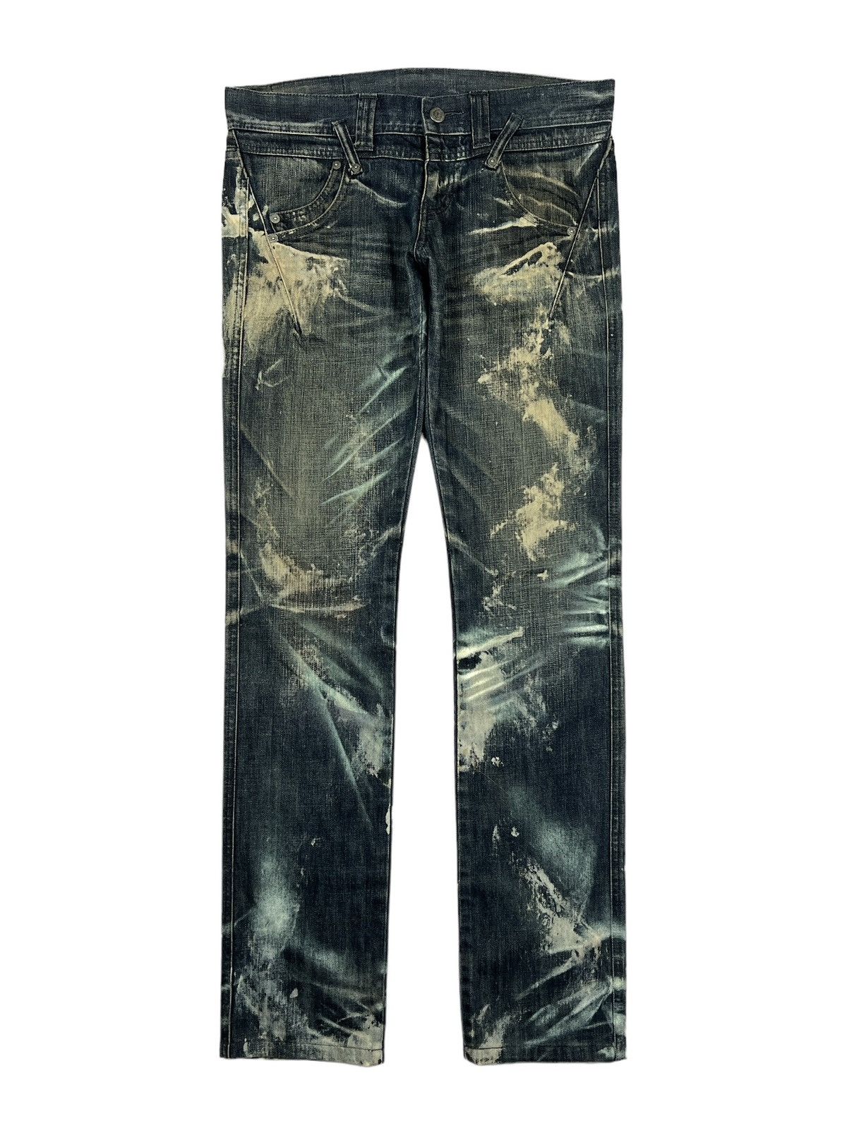 Tornado Mart Tornado Mart 🇯🇵 Acid Gothic Slim Jeans Size US 33 - 1 Thumbnail