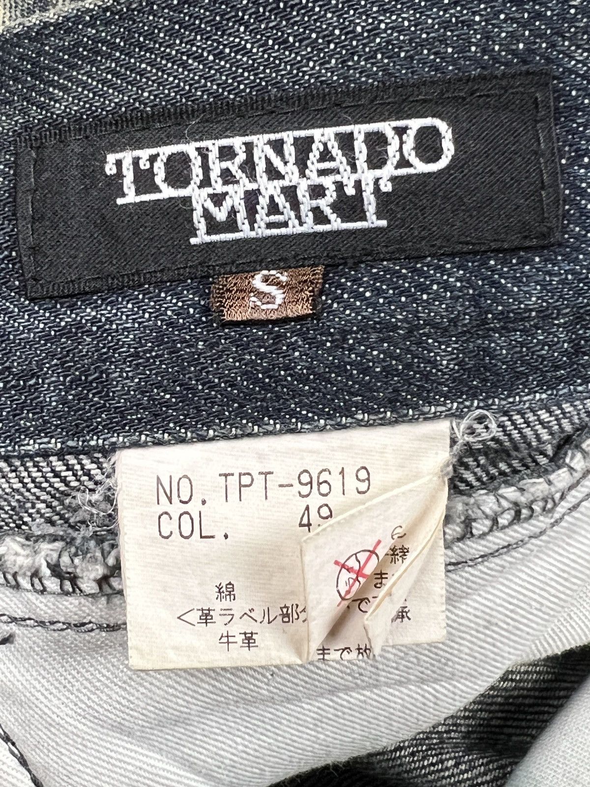 Tornado Mart Tornado Mart 🇯🇵 Acid Gothic Slim Jeans Size US 33 - 14 Thumbnail