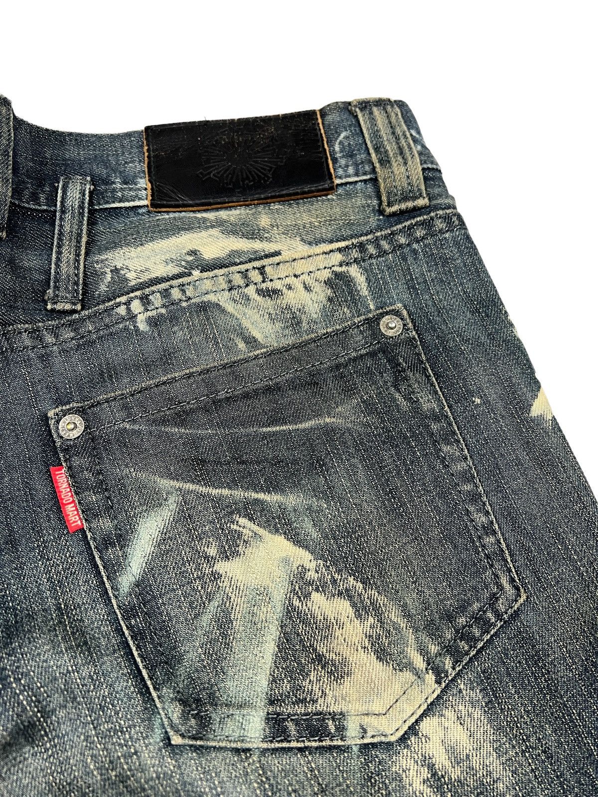 Tornado Mart Tornado Mart 🇯🇵 Acid Gothic Slim Jeans Size US 33 - 10 Thumbnail