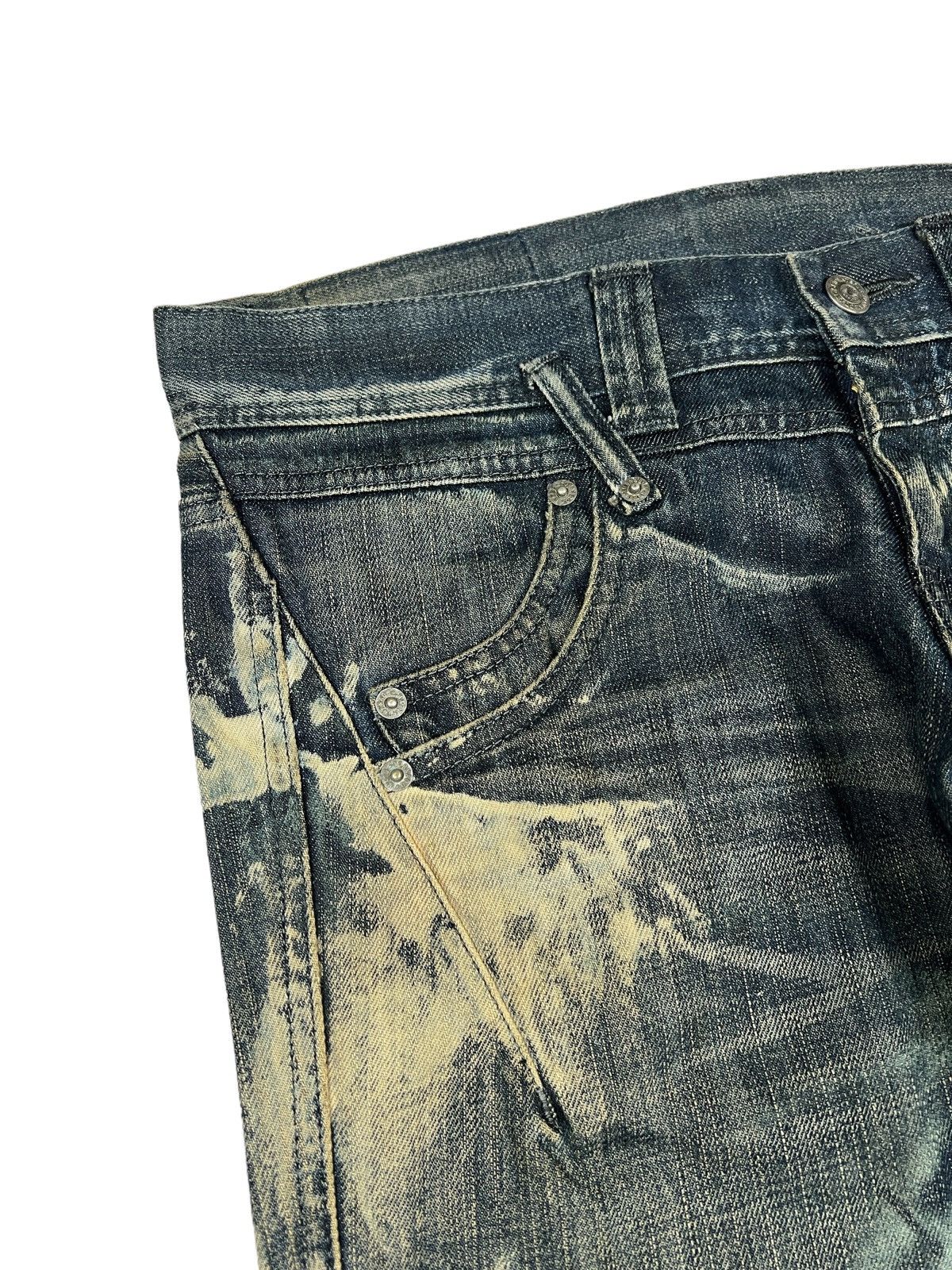 Tornado Mart Tornado Mart 🇯🇵 Acid Gothic Slim Jeans Size US 33 - 6 Thumbnail