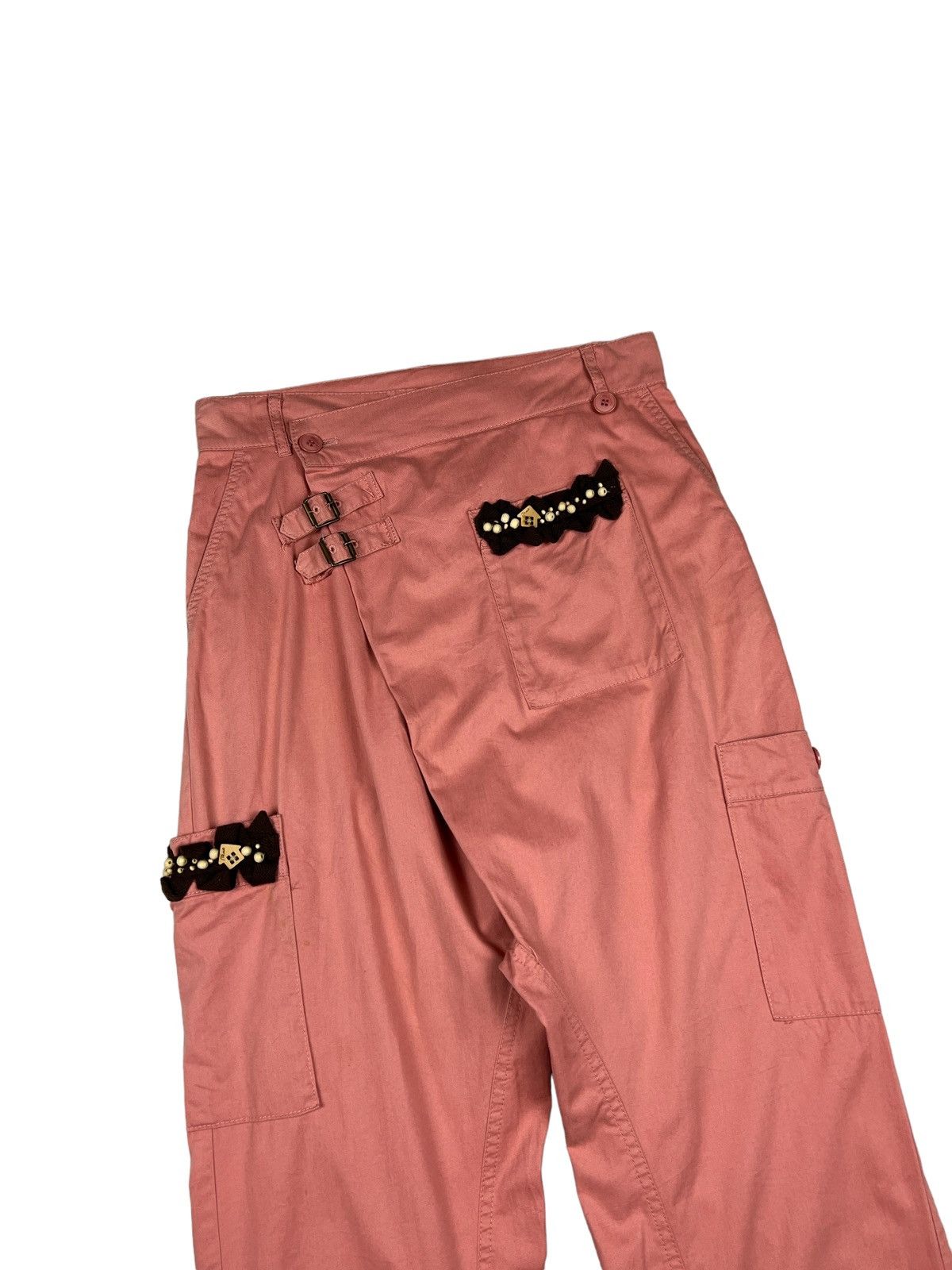 Issey Miyake Ne-Net Issey Miyake Asymmetrical Cargo Pants Size US 29 - 4 Thumbnail