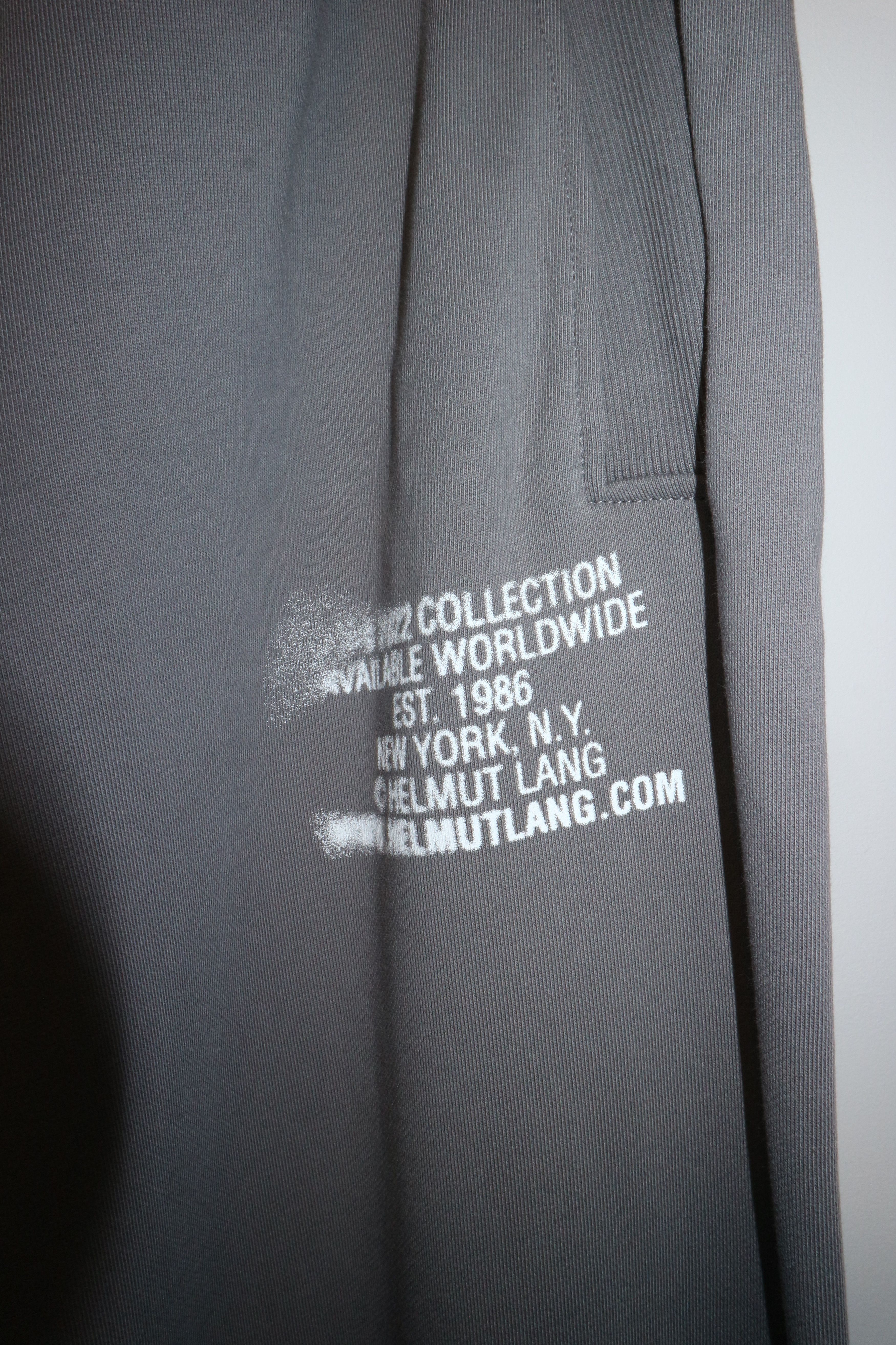 Helmut Lang Spray logo sweatpants Size US 38 / EU 54 - 3 Thumbnail