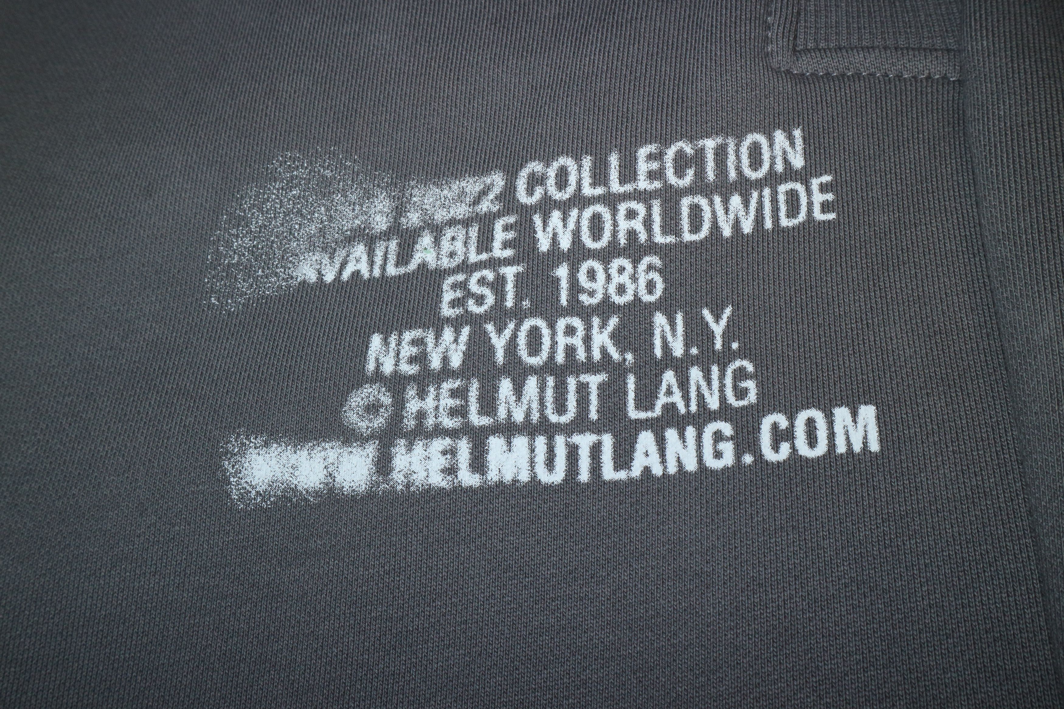 Helmut Lang Spray logo sweatpants Size US 38 / EU 54 - 13 Thumbnail