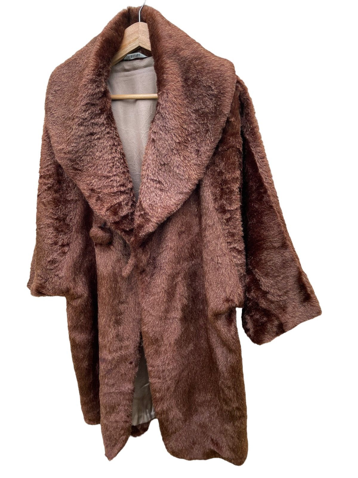 Other × Vintage 💥 70s Cormorant Faux Fur Rich Brown Coat Size US M / EU 48-50 / 2 - 3 Thumbnail