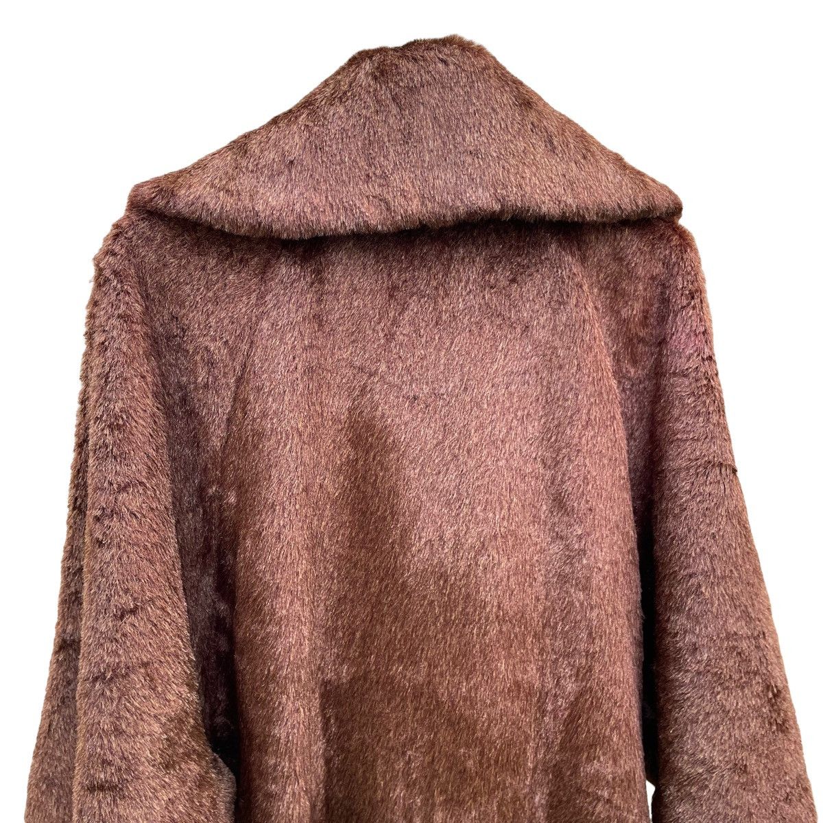 Other × Vintage 💥 70s Cormorant Faux Fur Rich Brown Coat Size US M / EU 48-50 / 2 - 8 Thumbnail