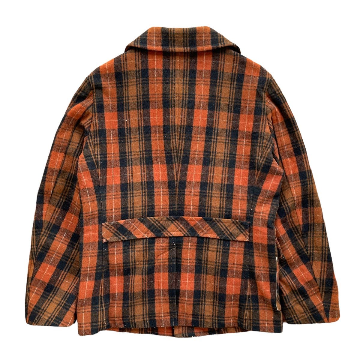 Beauty Beast × Japanese Brand × Le Grande Bleu (L.G.B.) 💥CRUISER WOOL JACKET TAKEO KIKUCHI BROWN TARTAN Size US M / EU 48-50 / 2 - 5 Thumbnail