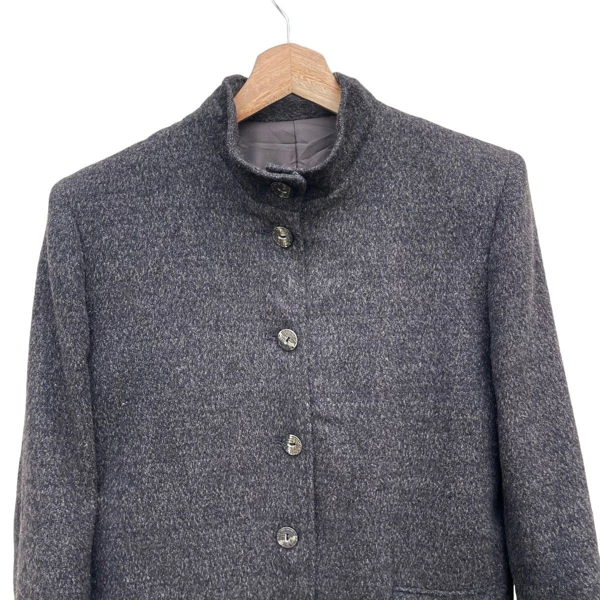 Lanvin × Vintage 💥 VTG LANVIN PARIS Wool Long Coat Jacket Size US M / EU 48-50 / 2 - 4 Thumbnail