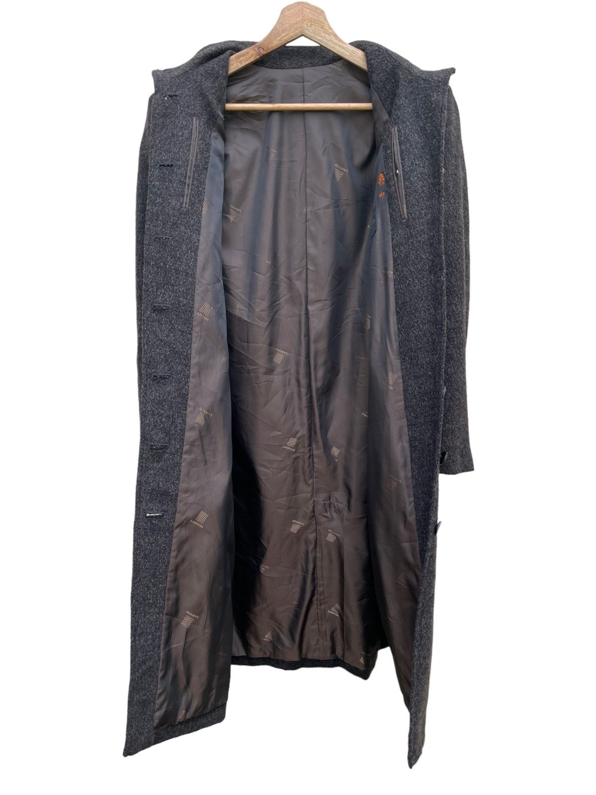Lanvin × Vintage 💥 VTG LANVIN PARIS Wool Long Coat Jacket Size US M / EU 48-50 / 2 - 5 Thumbnail