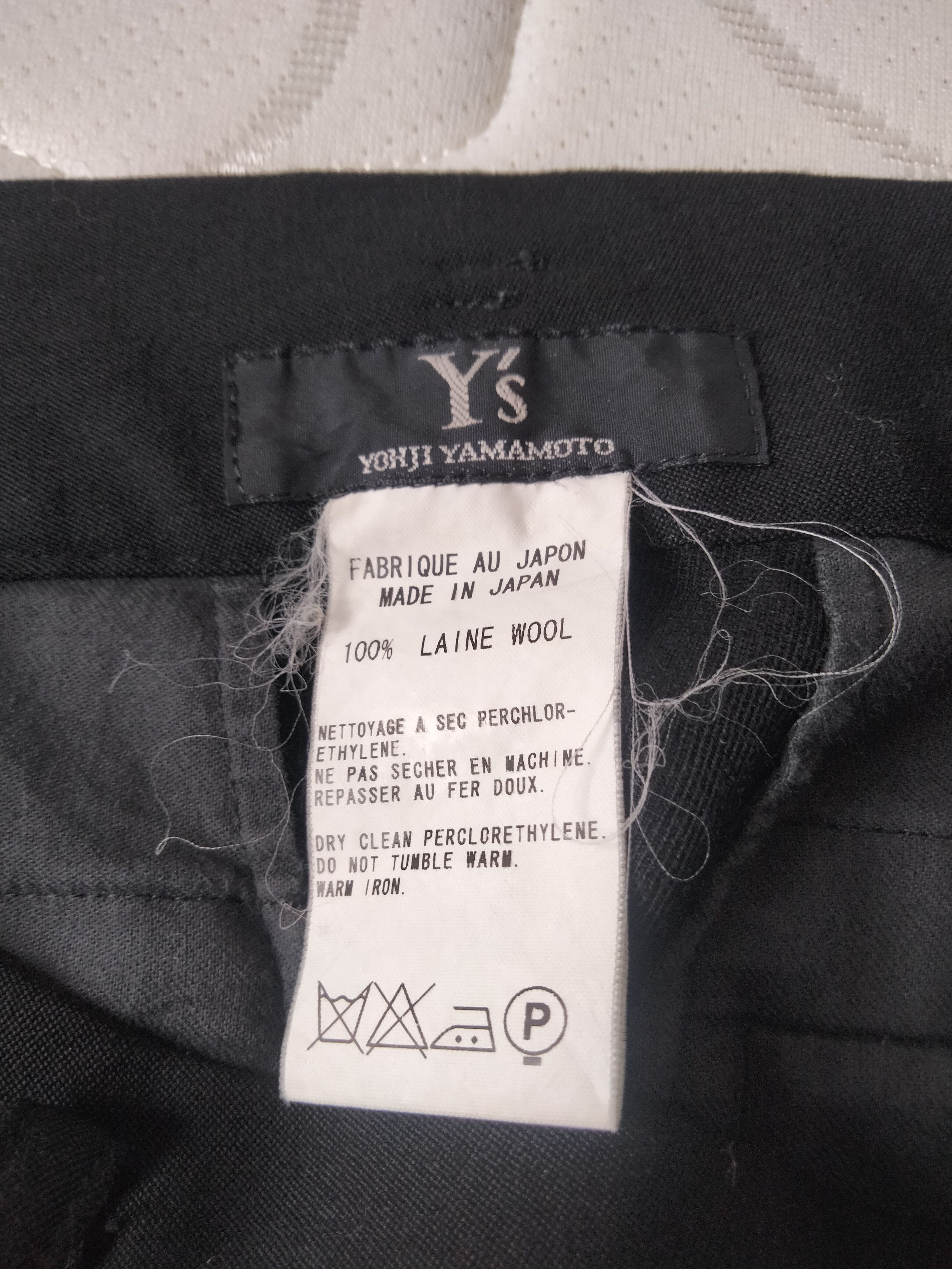 Y's × Yohji Yamamoto Y's Yohji Yamamoto Wool Laine Scab Size 32" / US 10 / IT 46 - 6 Thumbnail
