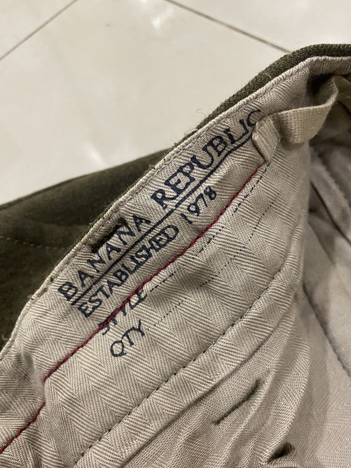 Banana Republic ❄️BANANA REPUBLIC WOOL TACTICAL CARGO PANTS Size US 31 - 12 Thumbnail