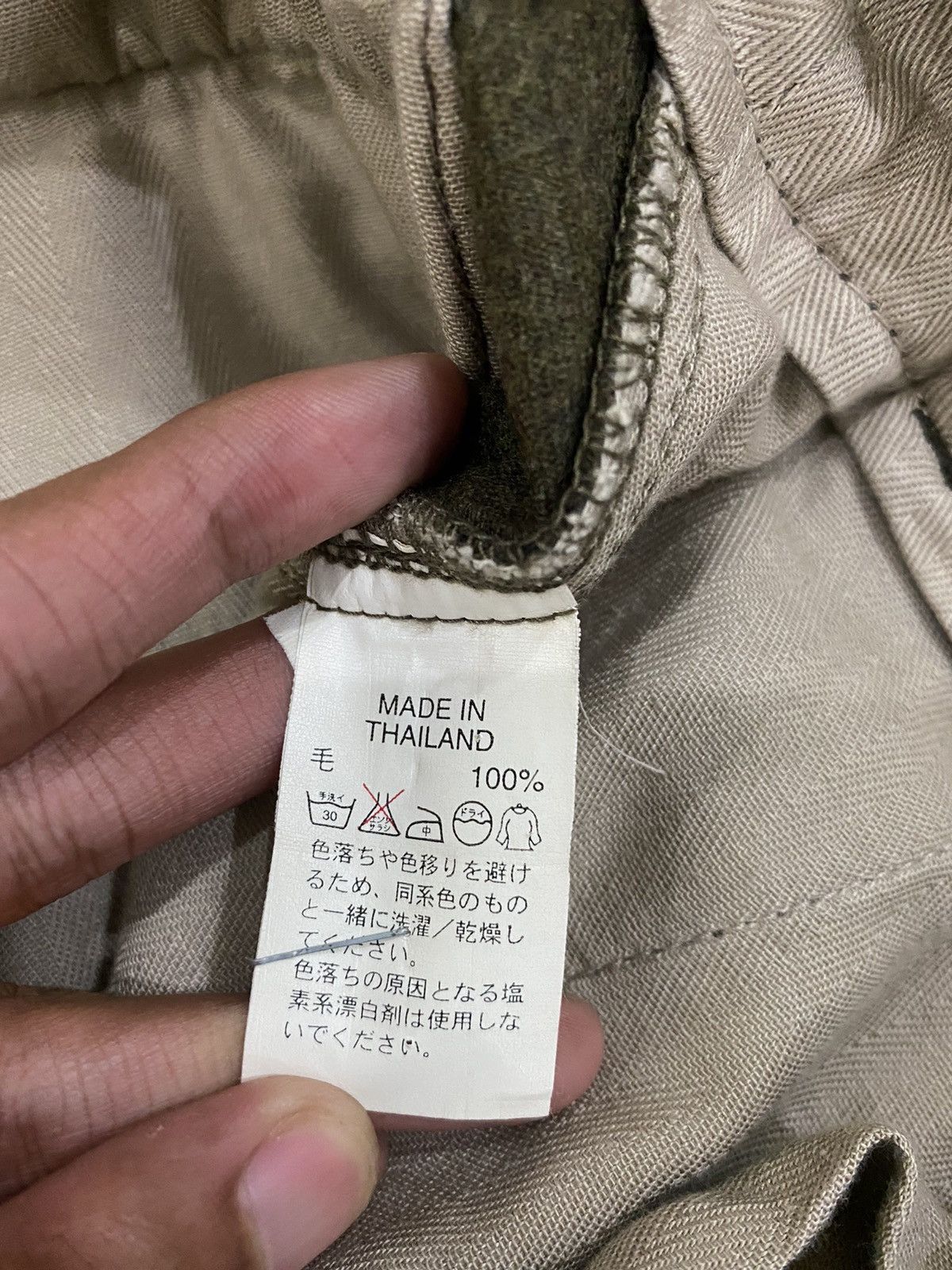 Banana Republic ❄️BANANA REPUBLIC WOOL TACTICAL CARGO PANTS Size US 31 - 13 Thumbnail