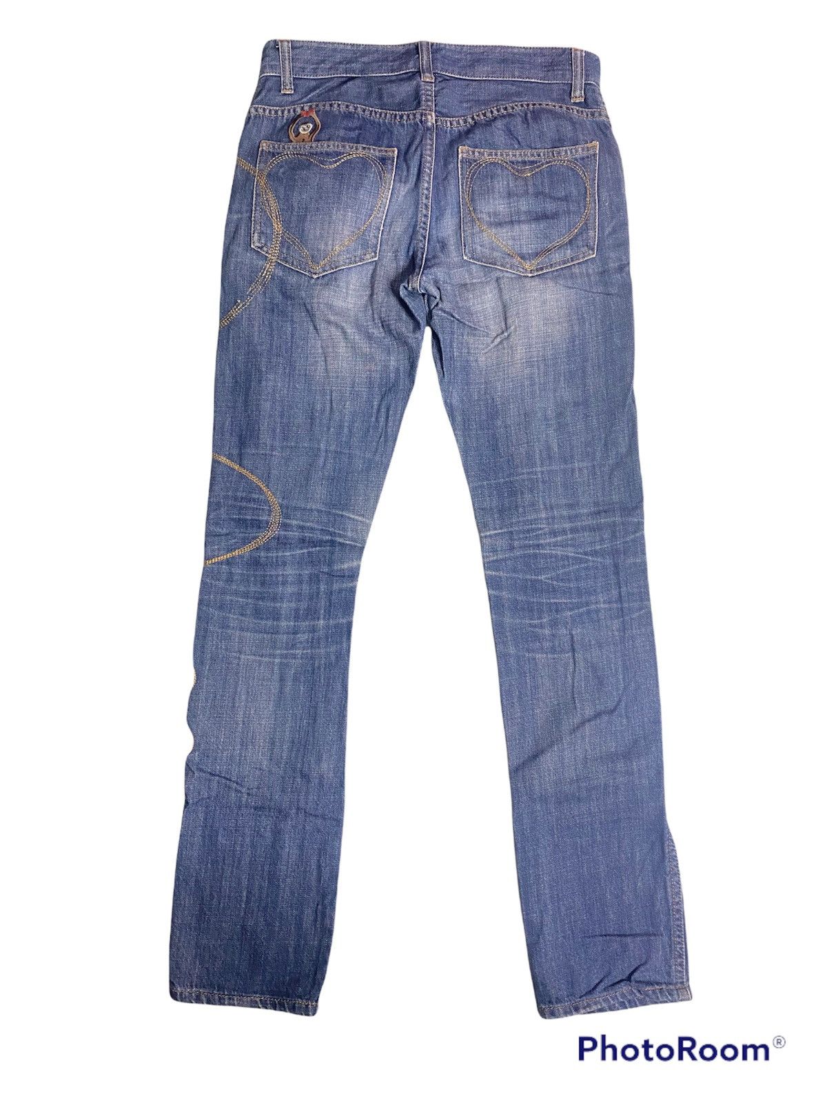 Issey Miyake Issey Miyake Tsumori Chisato Embroided Denim Size US 29 - 2 Thumbnail