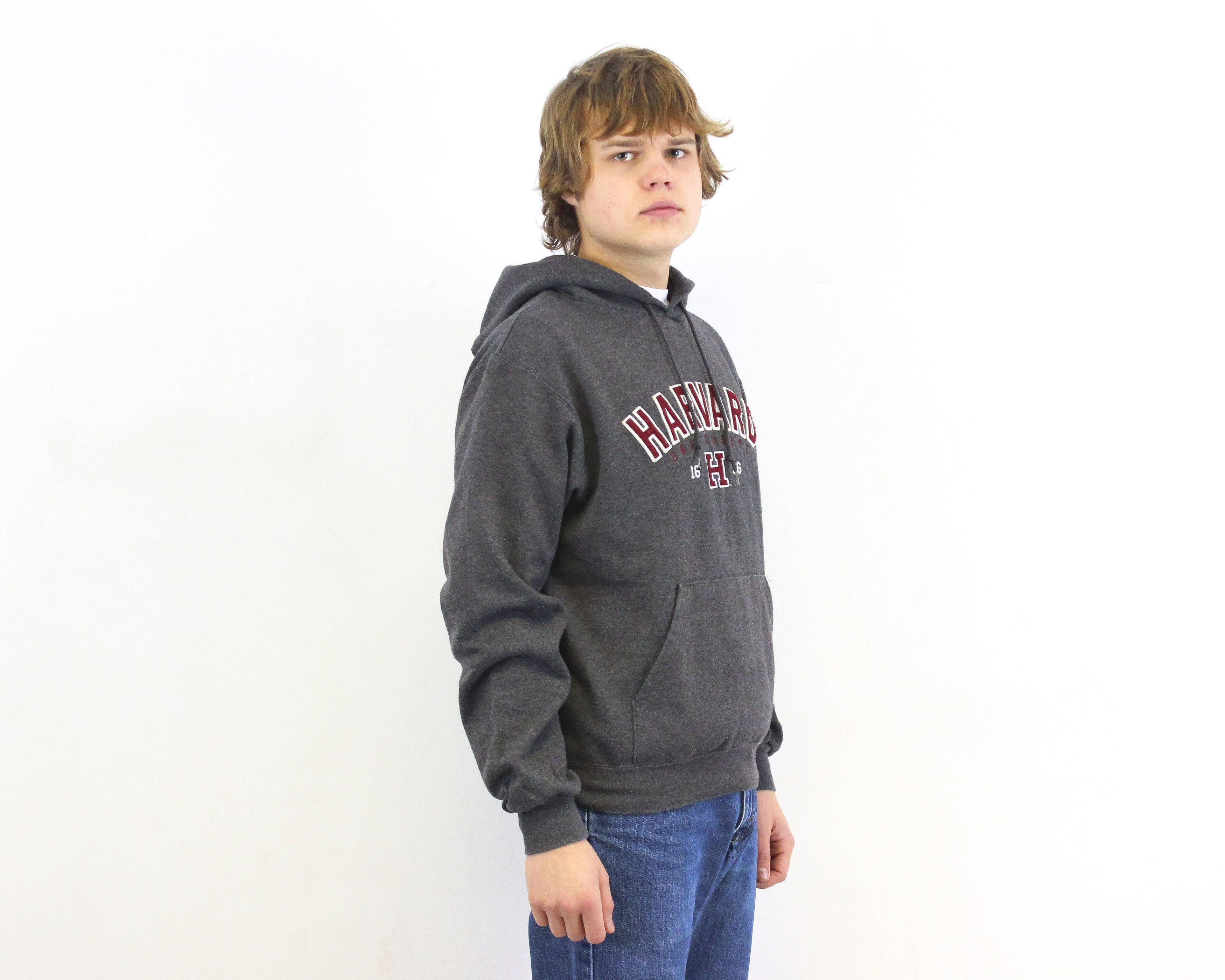 Champion HARVARD University Sweatshirt Hoodie Jumper Pullover Sweater Size US S / EU 44-46 / 1 - 3 Thumbnail