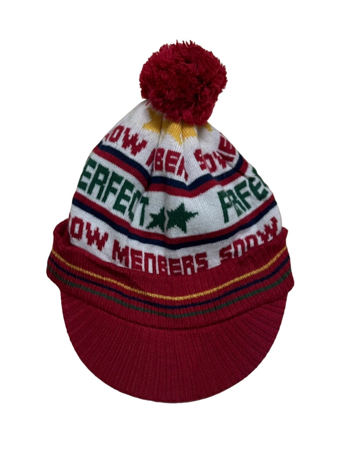 Vintage Designer Japan Perfect Mensbear Beanie Cap