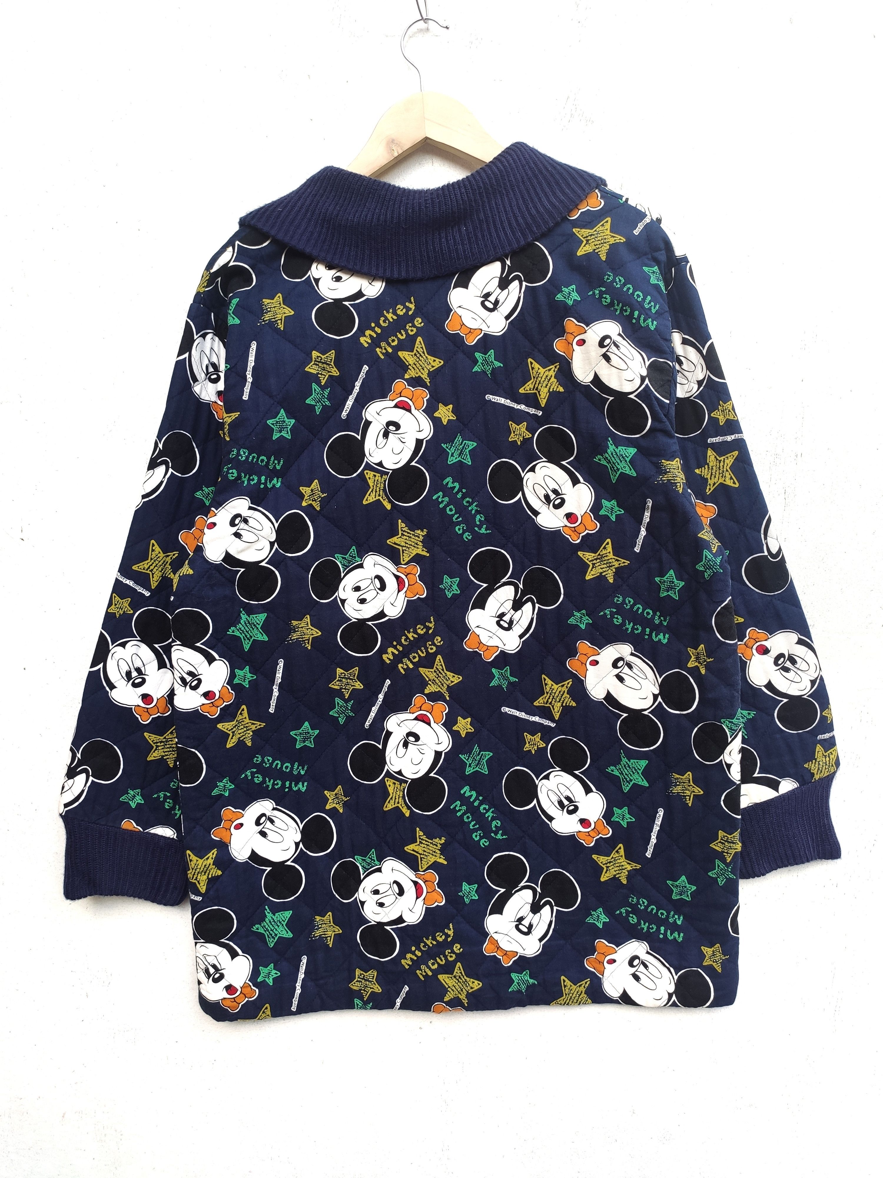 Mickey Mouse 🔥 Vtg Walt Disney Mickey mouse Cardigan full print kimono Size US L / EU 52-54 / 3 - 4 Thumbnail