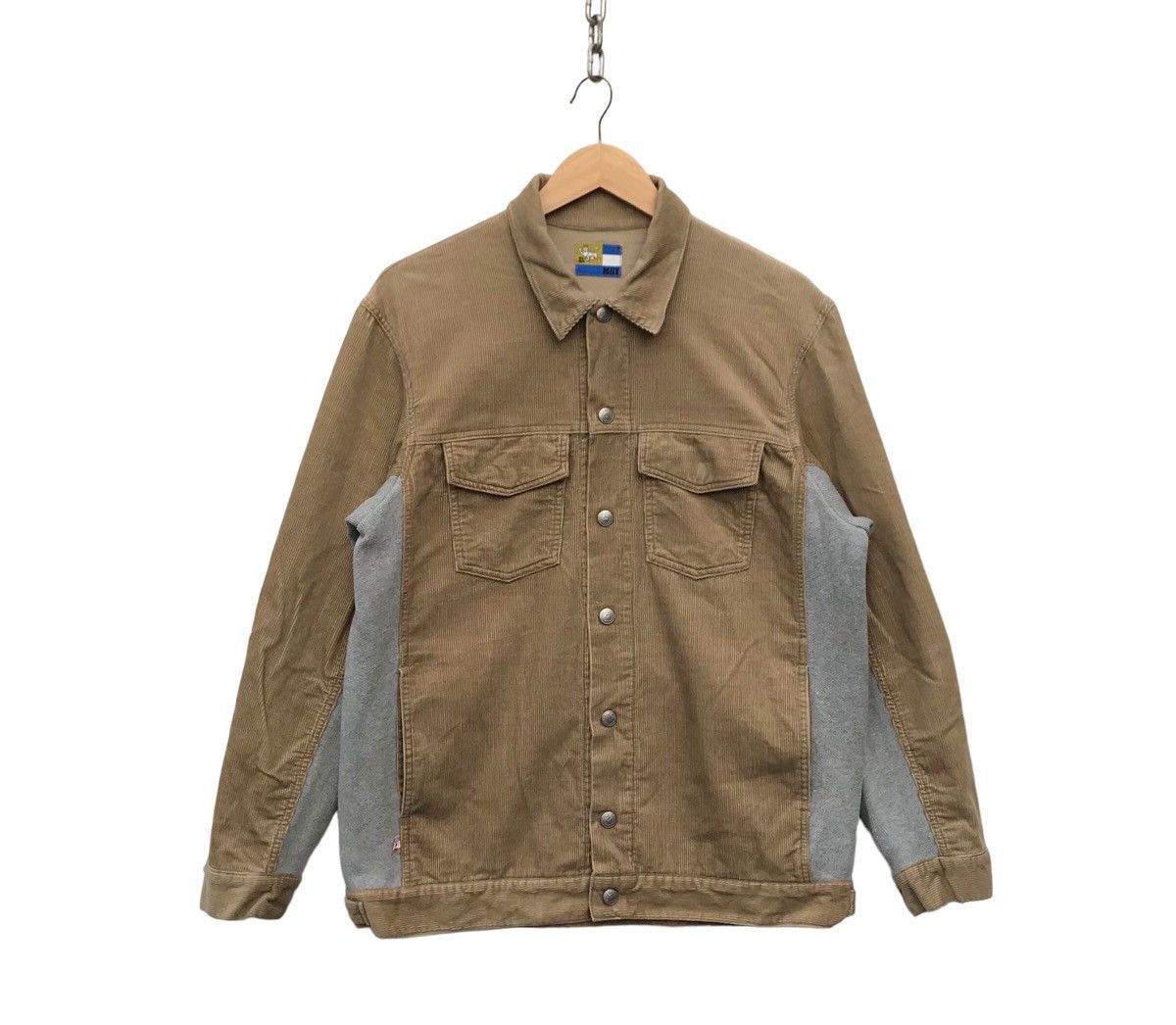 Japanese Brand Japanese Brand Mackdaddy Corduroy Trucker Streetwear Jacket Size US M / EU 48-50 / 2 - 1 Thumbnail