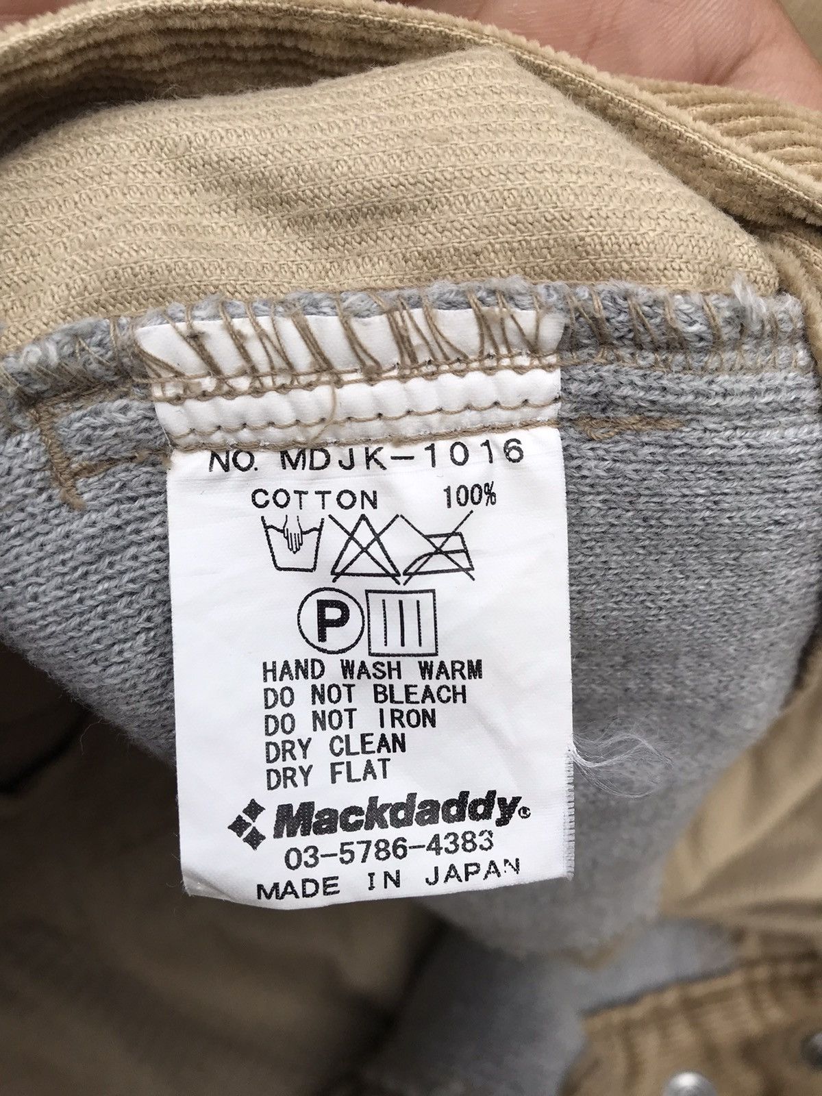 Japanese Brand Japanese Brand Mackdaddy Corduroy Trucker Streetwear Jacket Size US M / EU 48-50 / 2 - 10 Thumbnail