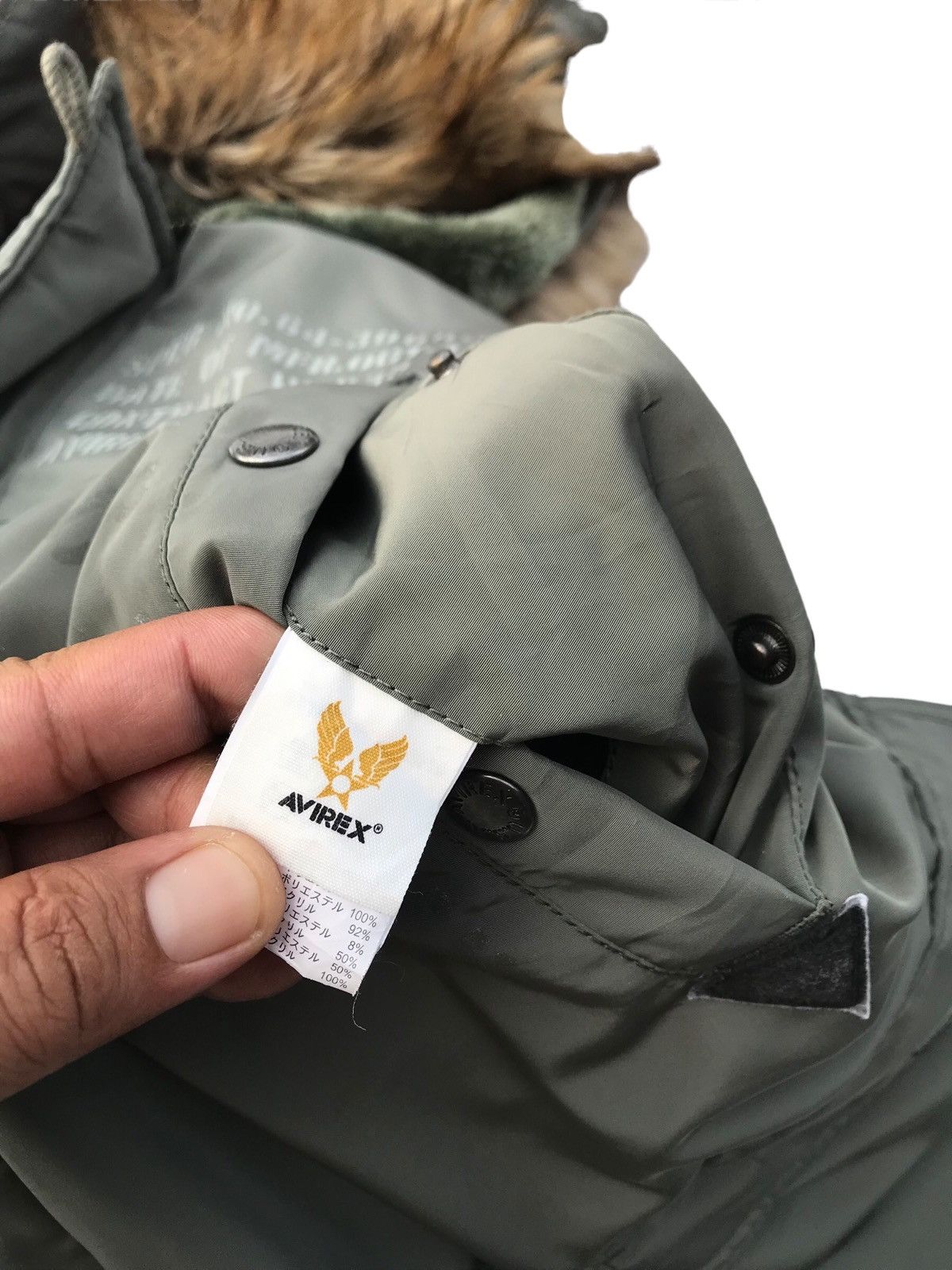 Avirex Avirex Faux Fur Military Bombers Parka Jacket Size US M / EU 48-50 / 2 - 15 Thumbnail
