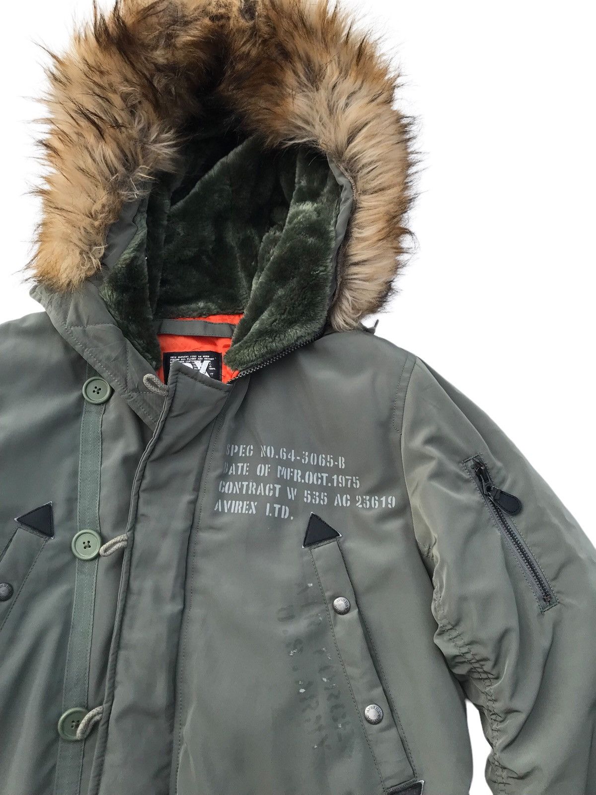 Avirex Avirex Faux Fur Military Bombers Parka Jacket Size US M / EU 48-50 / 2 - 4 Thumbnail