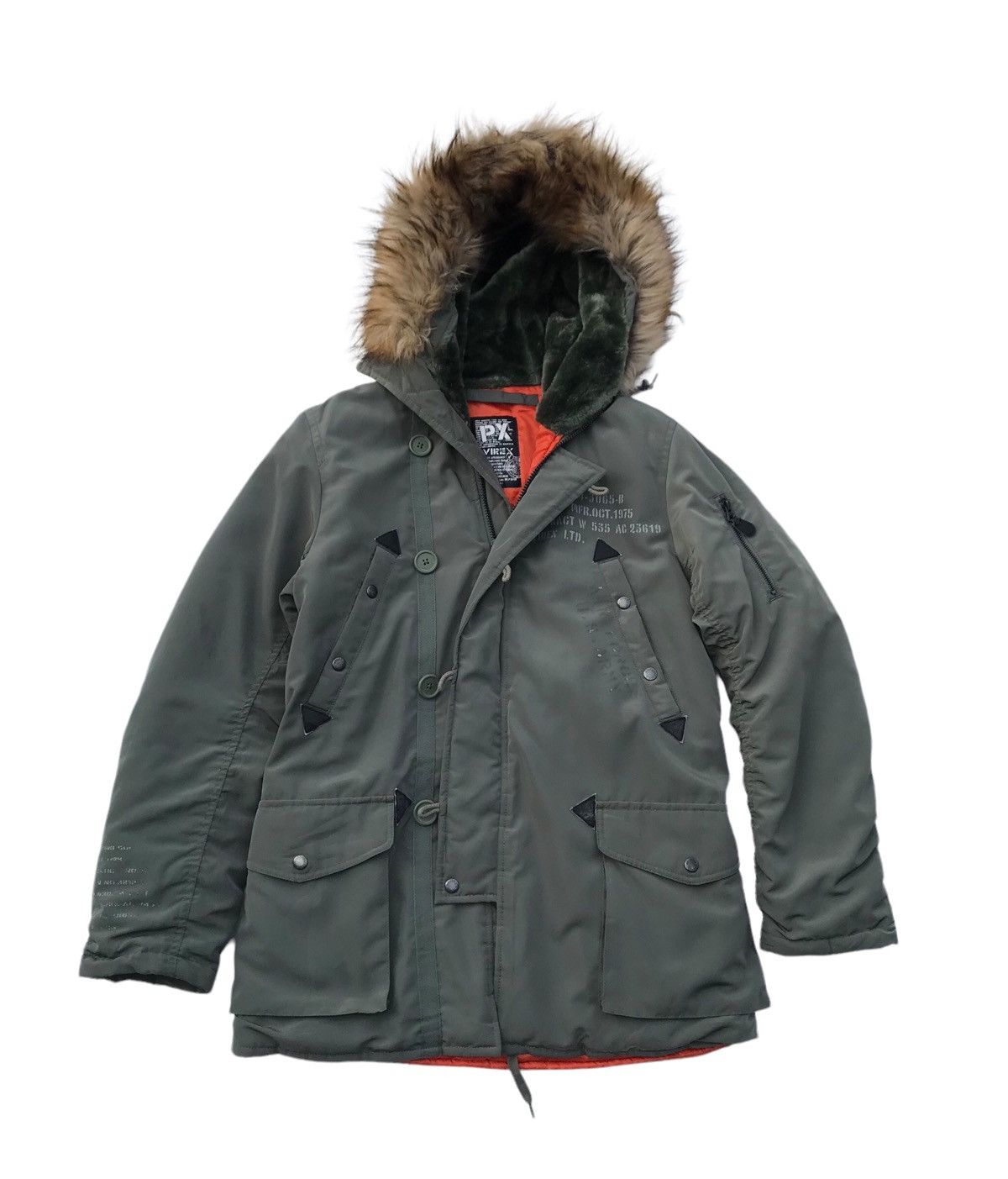 Avirex Avirex Faux Fur Military Bombers Parka Jacket Size US M / EU 48-50 / 2 - 3 Thumbnail
