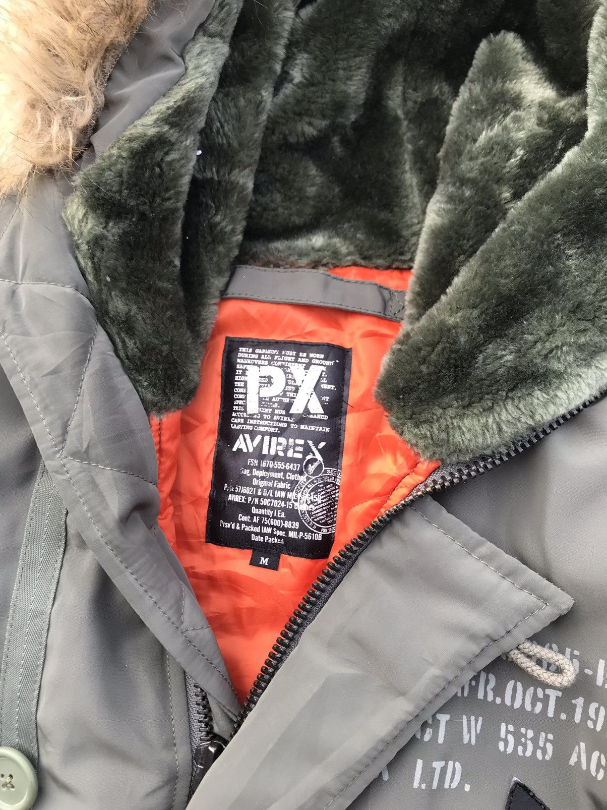 Avirex Avirex Faux Fur Military Bombers Parka Jacket Size US M / EU 48-50 / 2 - 2 Thumbnail